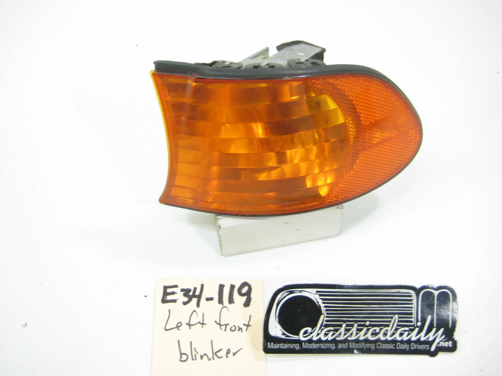 bmw e34 535 525 left front blinker lamp