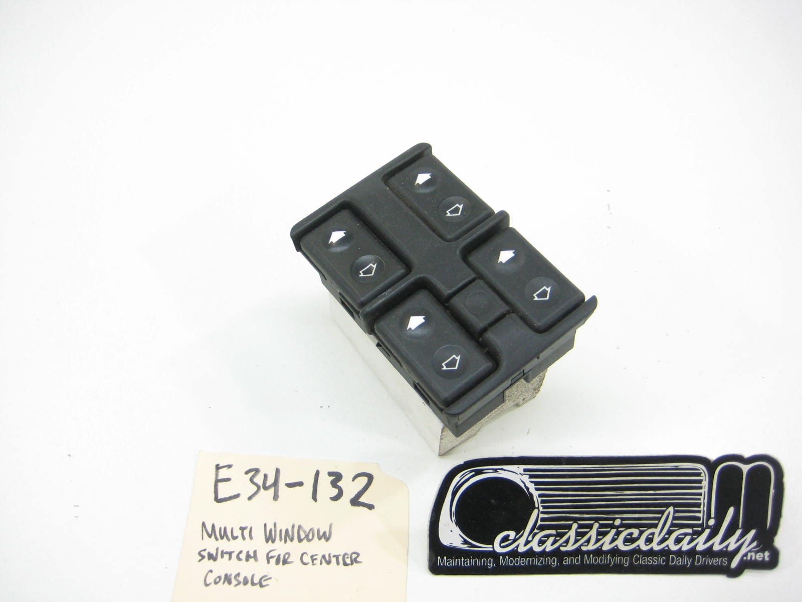 bmw e34 535 525 multi switch for windows in center console 2