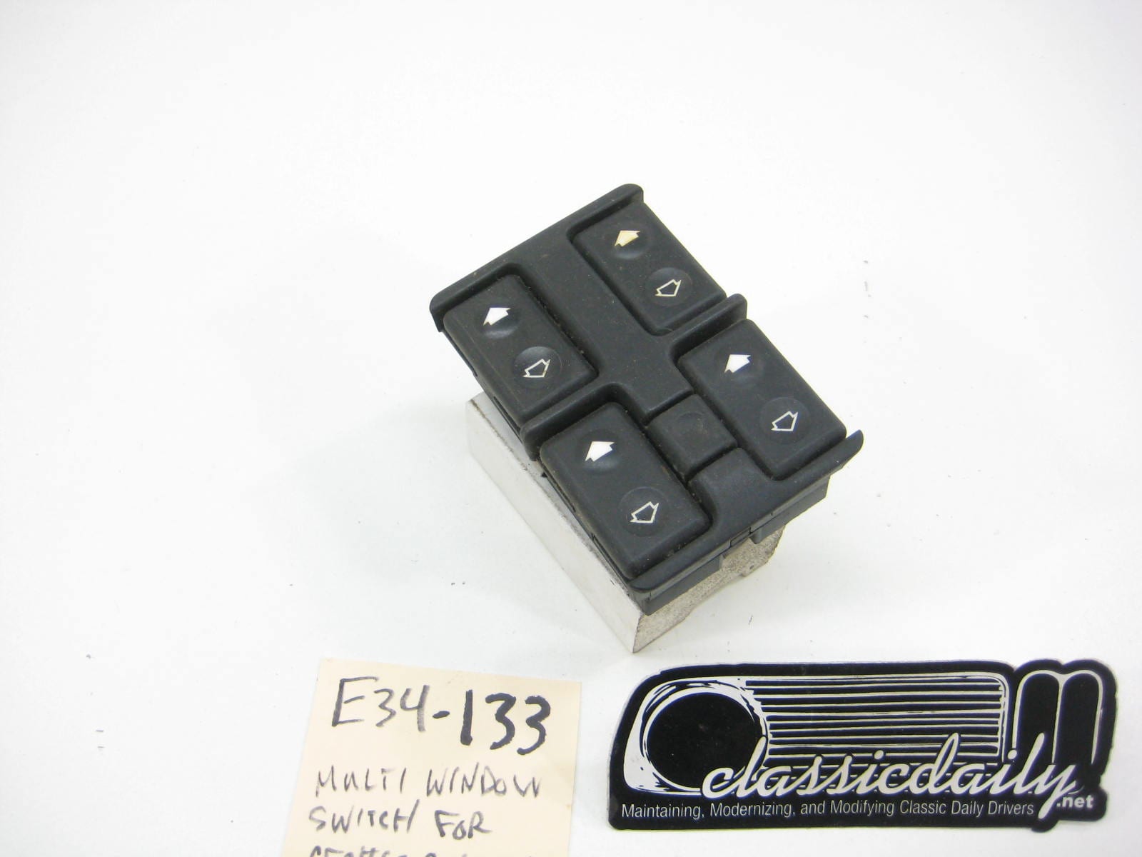 bmw e34 535 525 multi switch for windows in center console 3