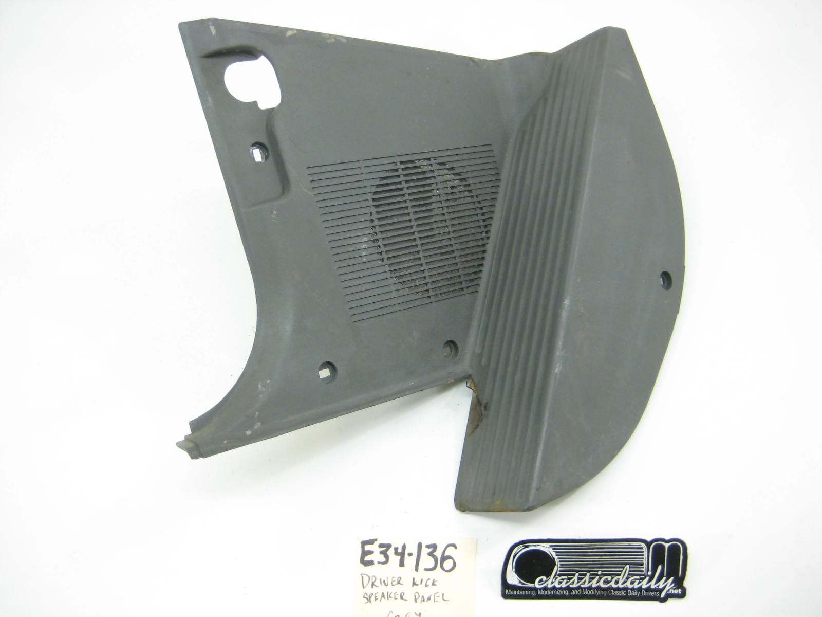 bmw e34 535 525 drivers kick speaker panel 2