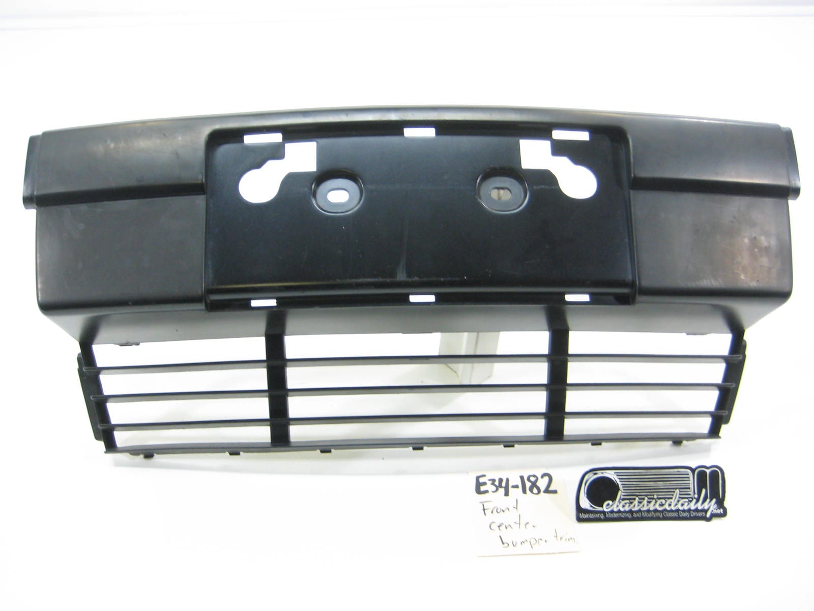 bmw e34 535 525 front center bumper trim 2