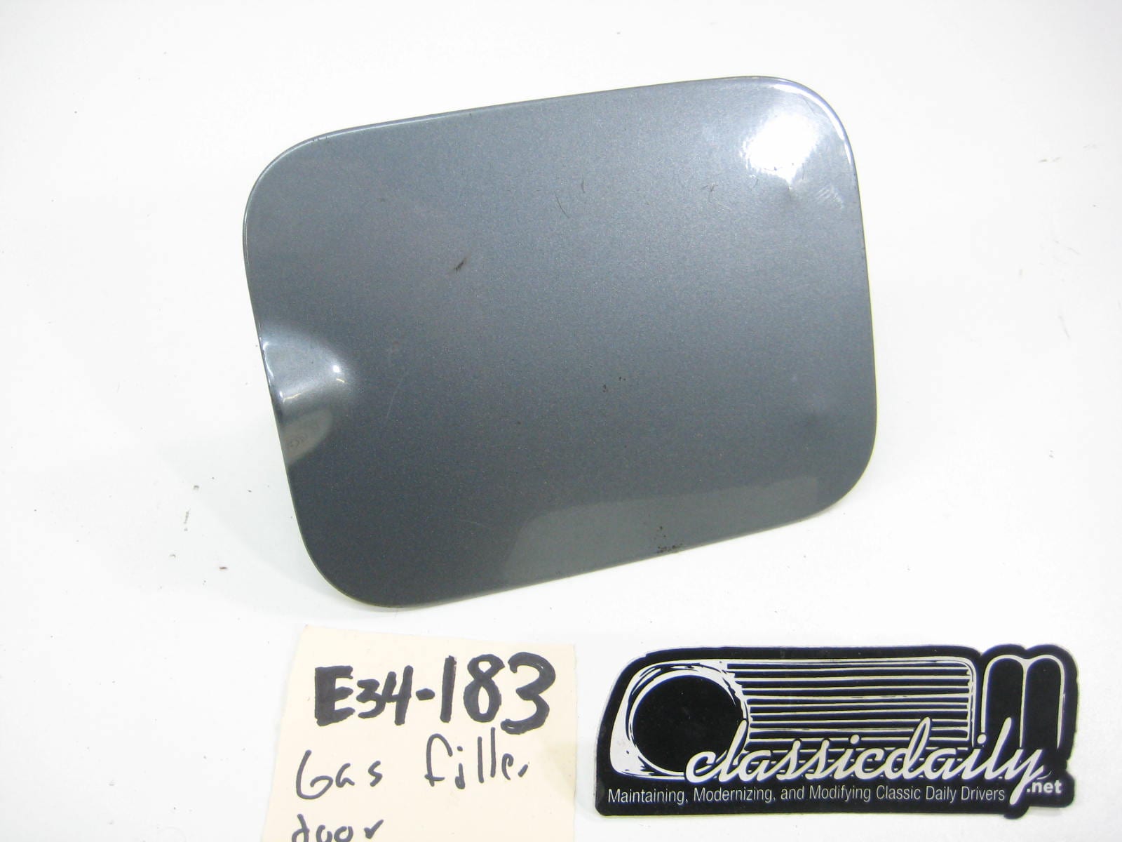 bmw e34 535 525 silver gas filler door