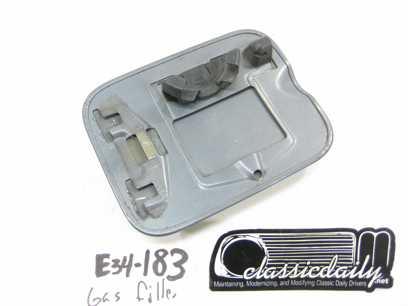 bmw e34 535 525 silver gas filler door