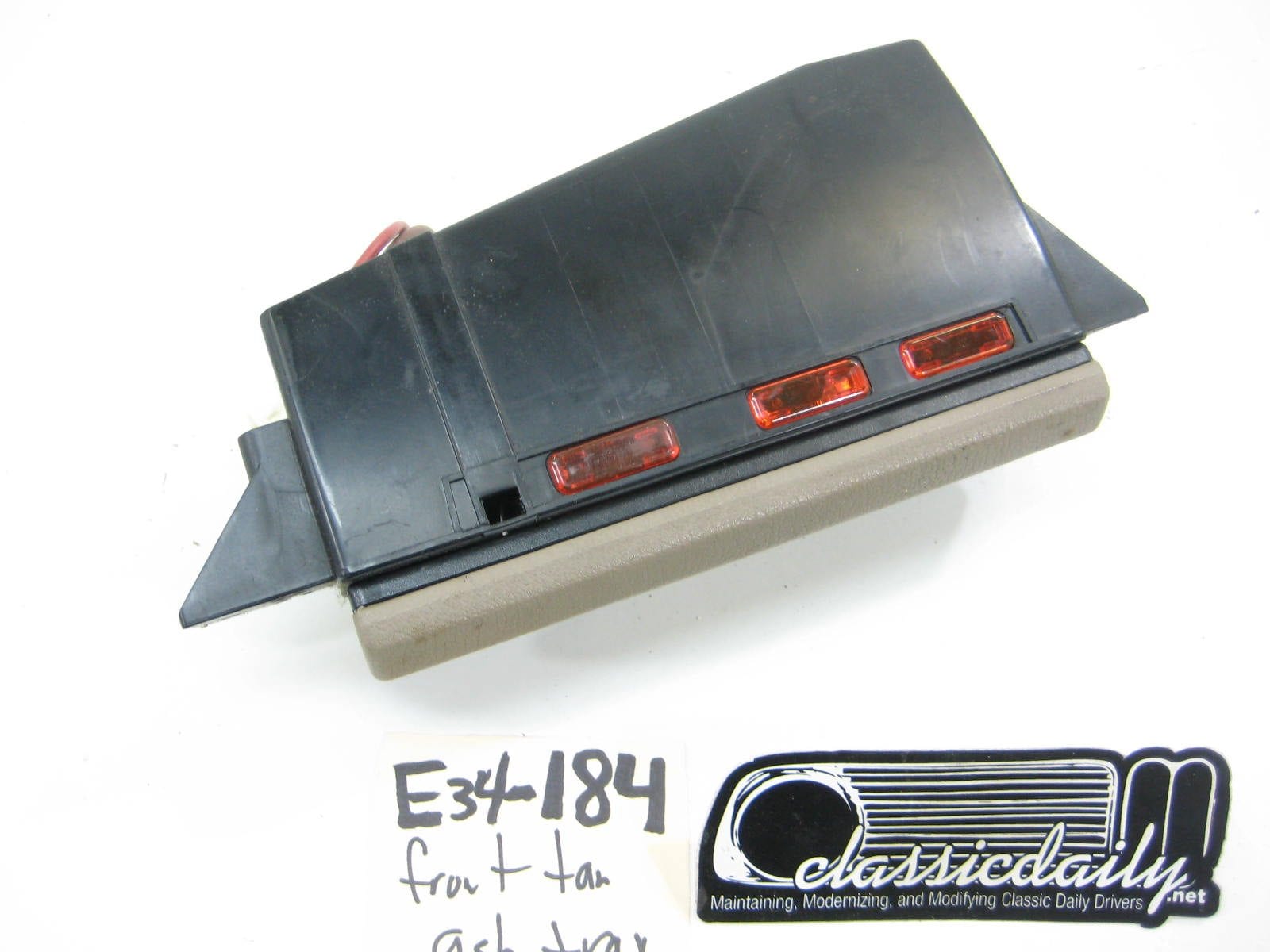 bmw e34 535 525 front tan ash tray 2