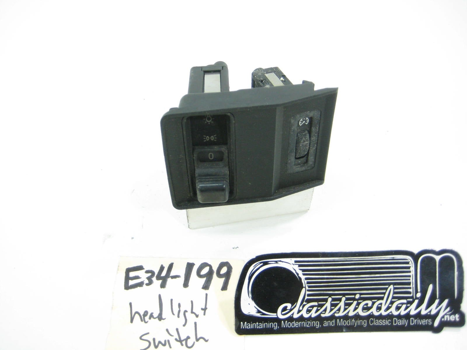 bmw e34 535 525 headlight switch and surround