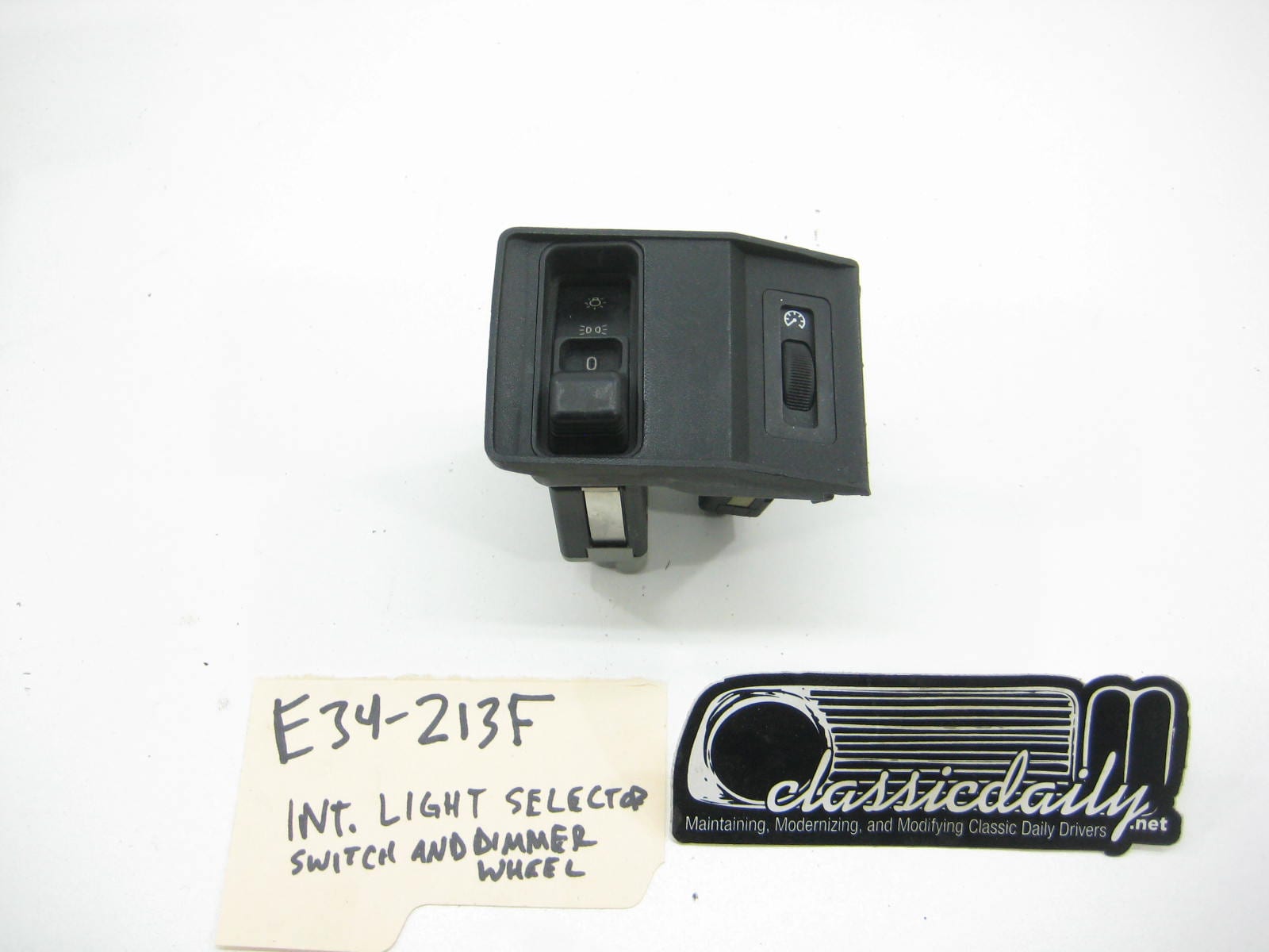 bmw e34 535 525 540 530 interior light selector switch and dimmer wheel