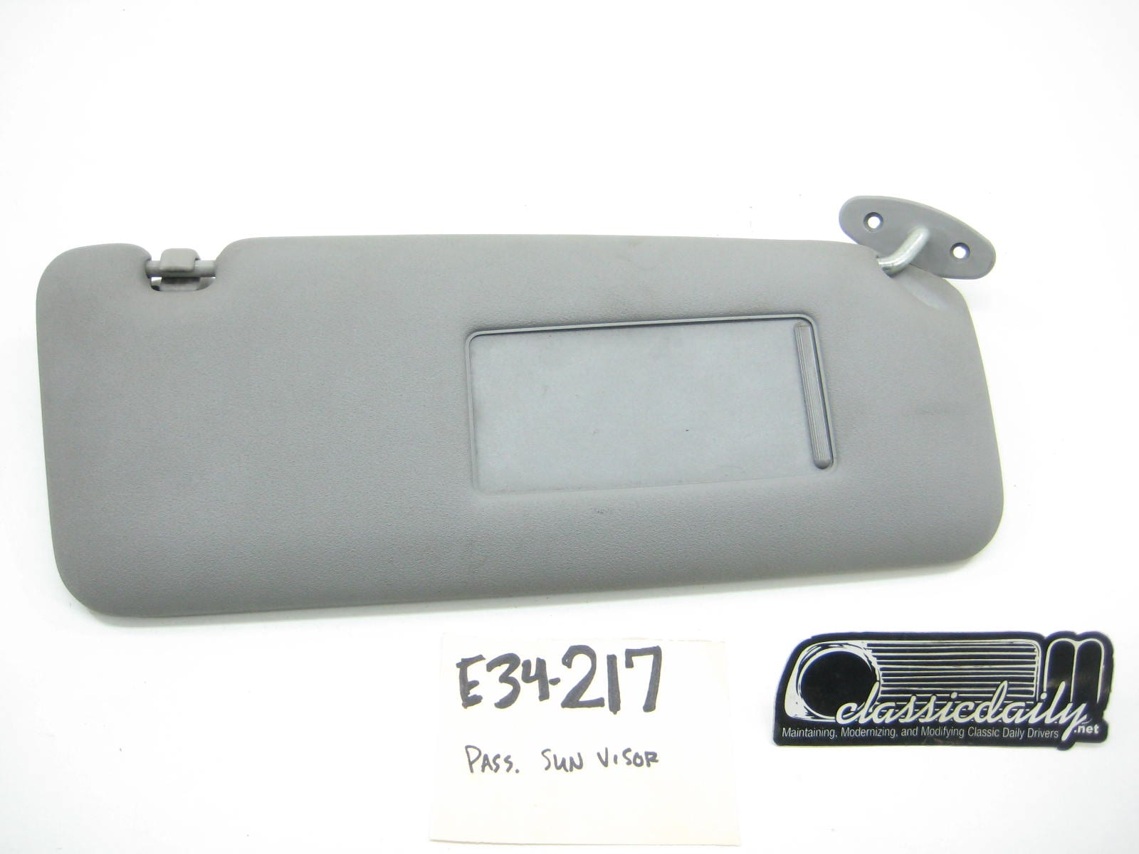 bmw e34 535 525 540 530 passenger sun visor