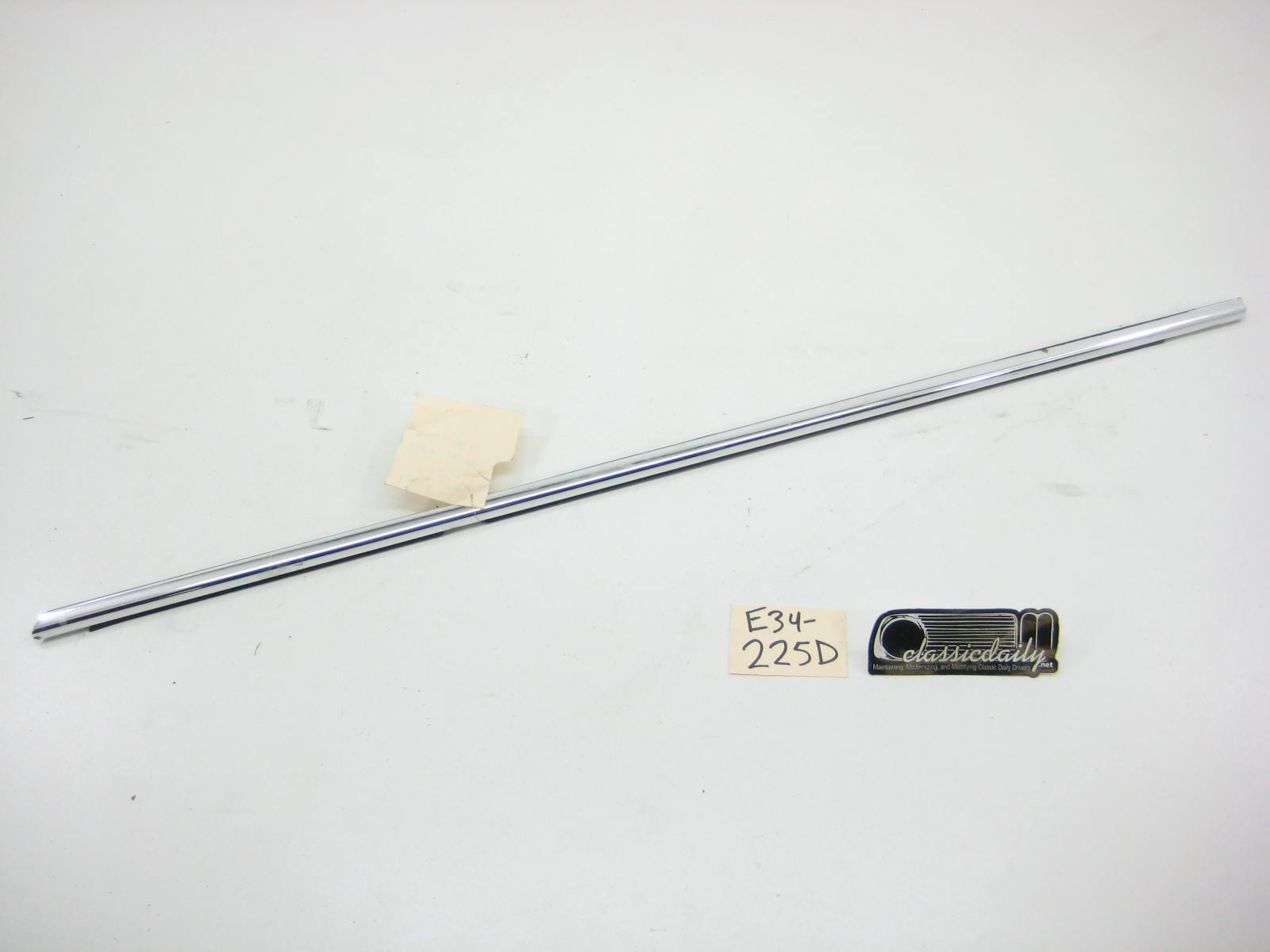 bmw e34 535 525 540 530 rear driver window door chrome trim