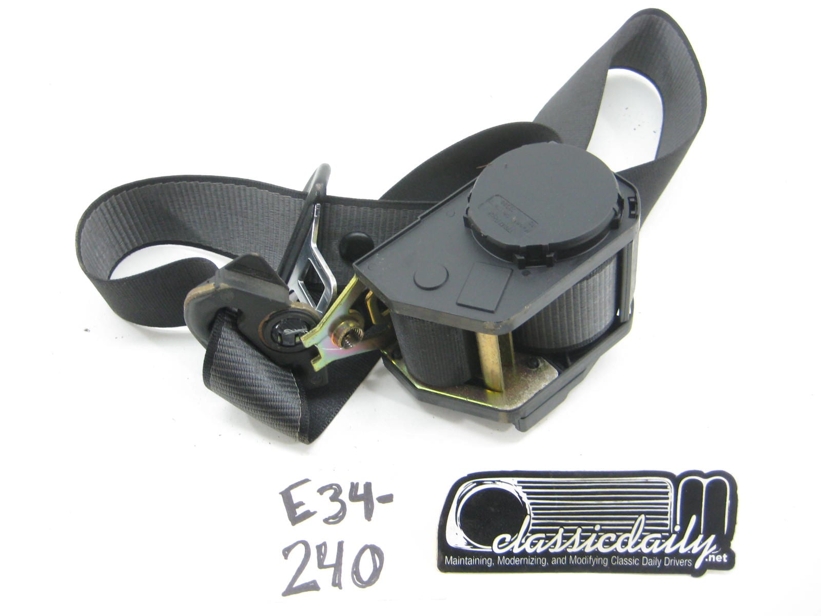 bmw e34 535 525 540 530 front seat belt mechanism