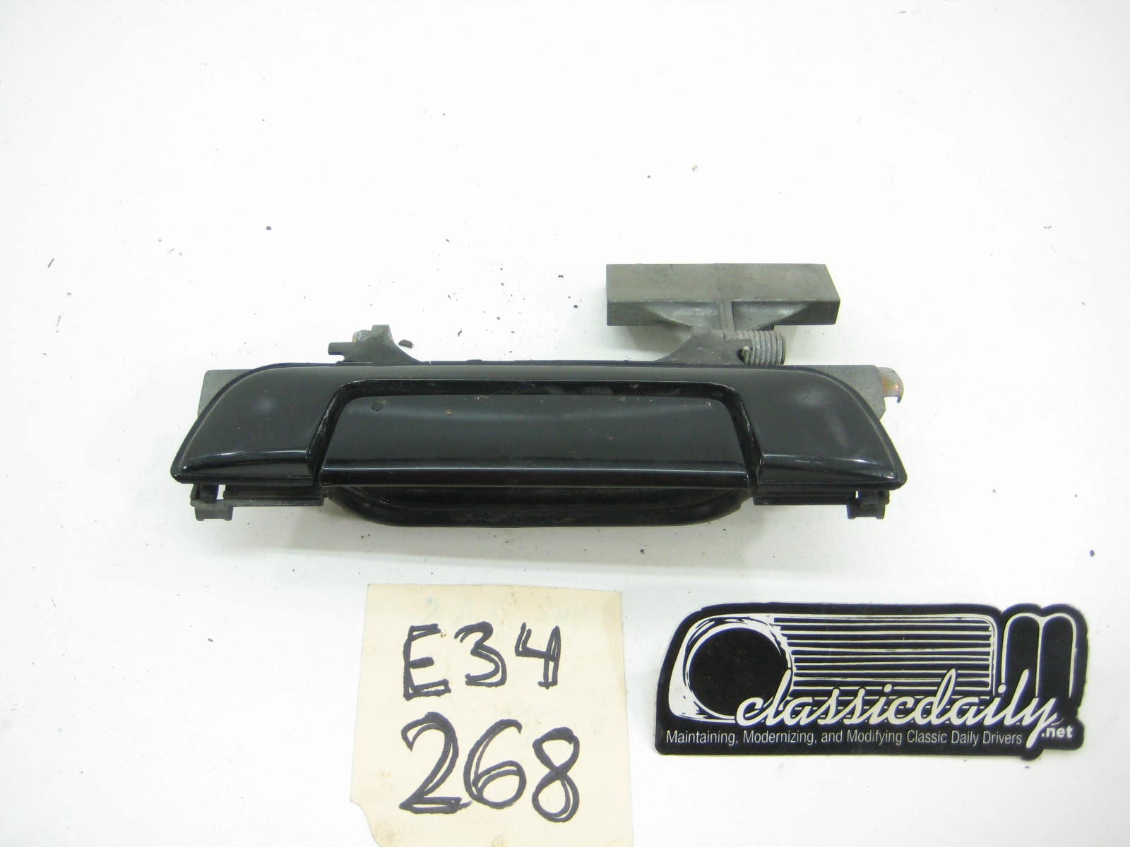 bmw e34 535 525 540 530 rear driver exterior door handle