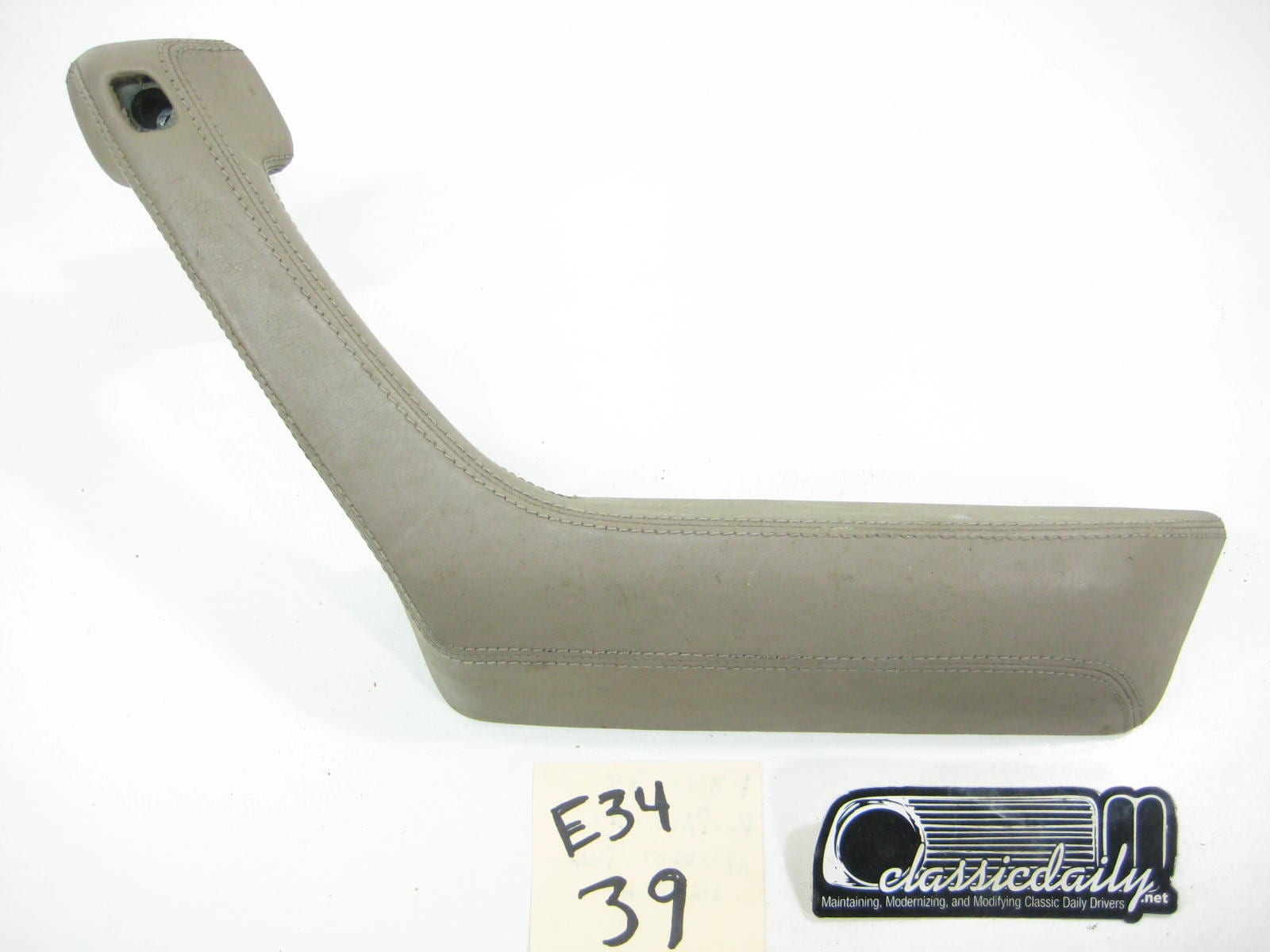 bmw e34 535 525 passenger side rear armrest handle 4