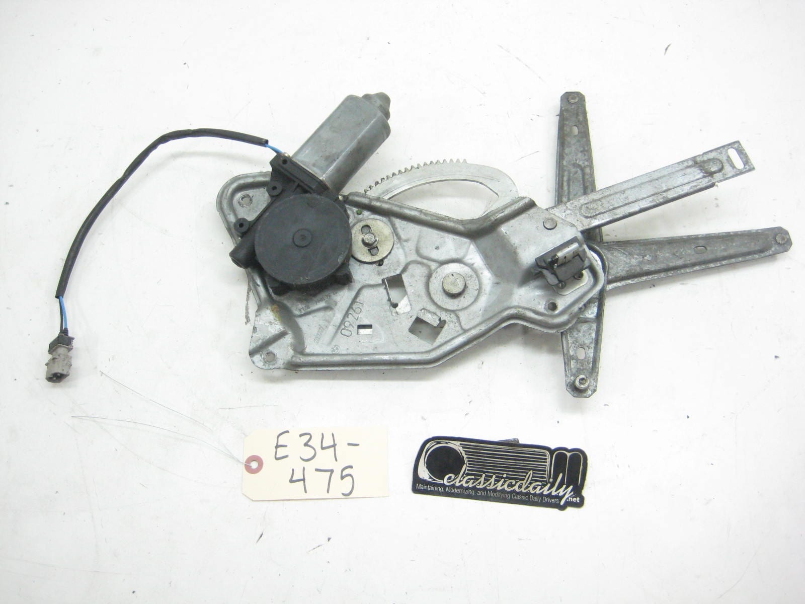 bmw e34 535 m5 rear drivers left window regulator