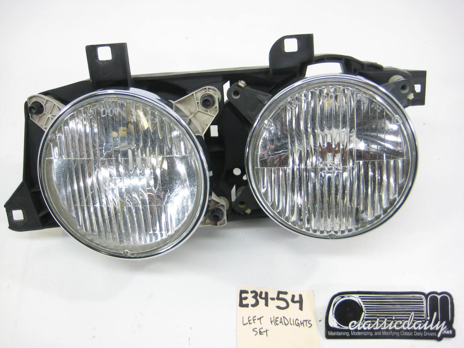 bmw e34 535 525 left sealed beam headlights