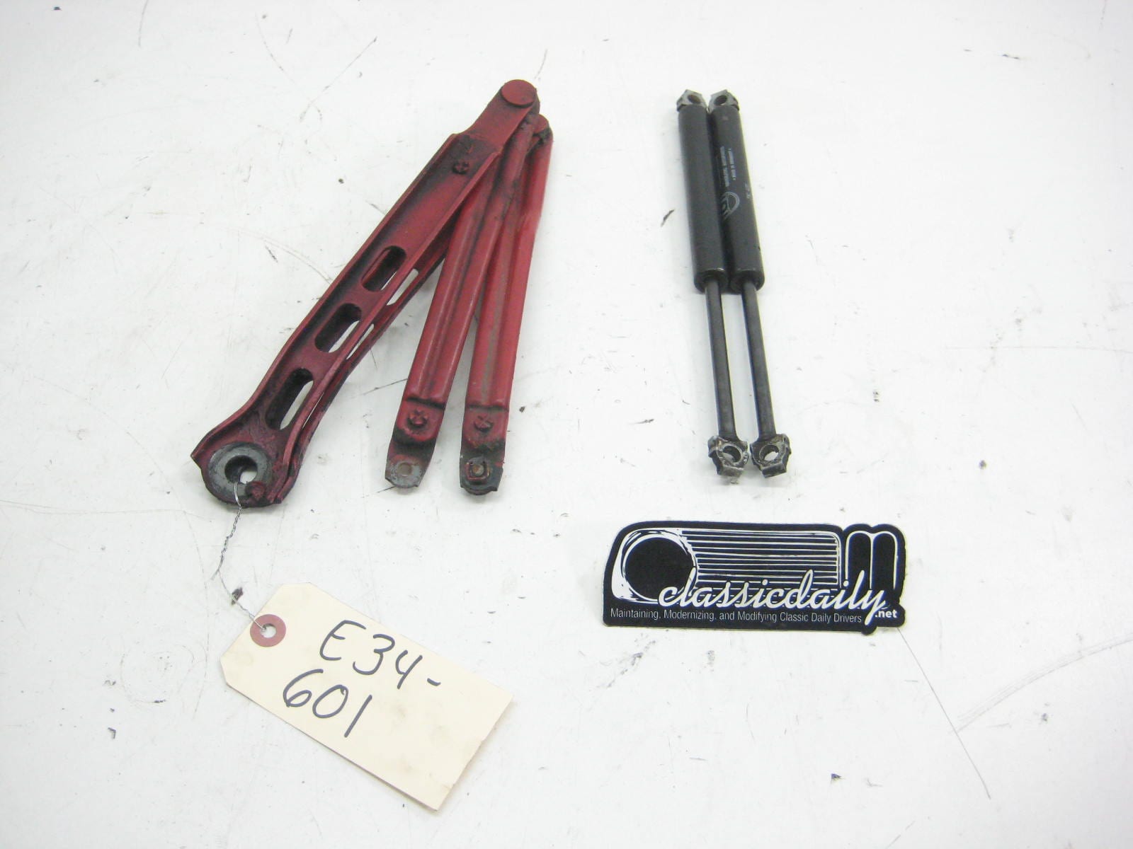 bmw e34 535 m5 hood hinges with struts