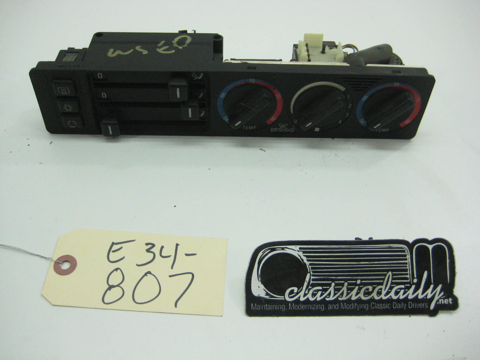 bmw e34 535 m5 hvac control panel