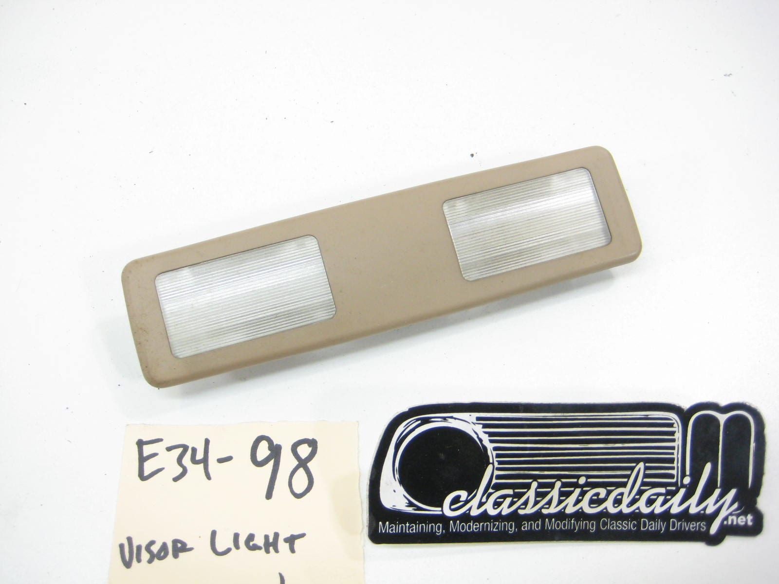 bmw e34 535 525 visor light 2