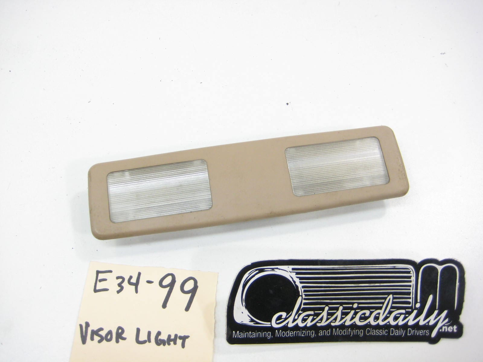 bmw e34 535 525 visor light 3