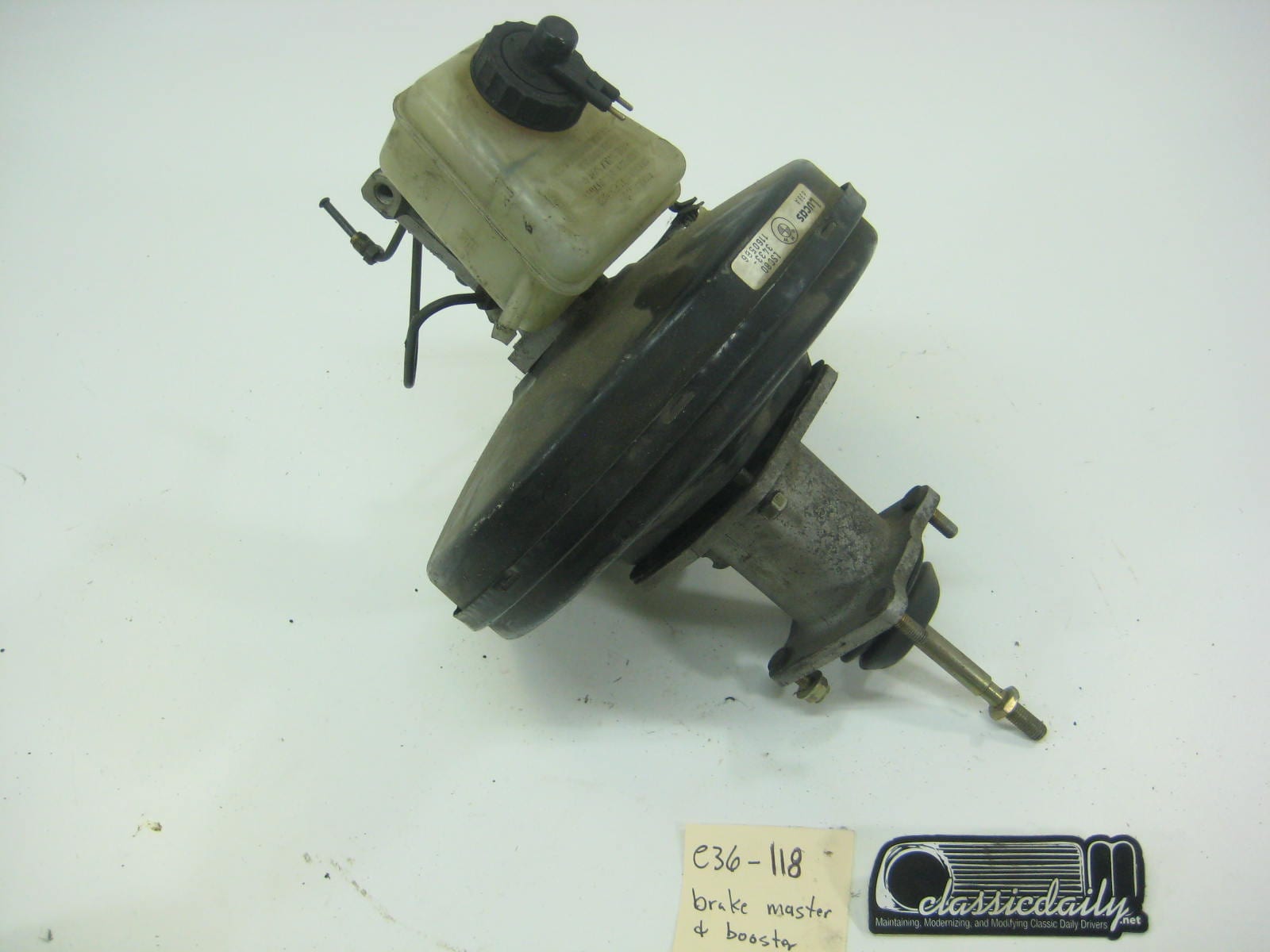bmw e36 325 328 m3 brake master cylinder and booster