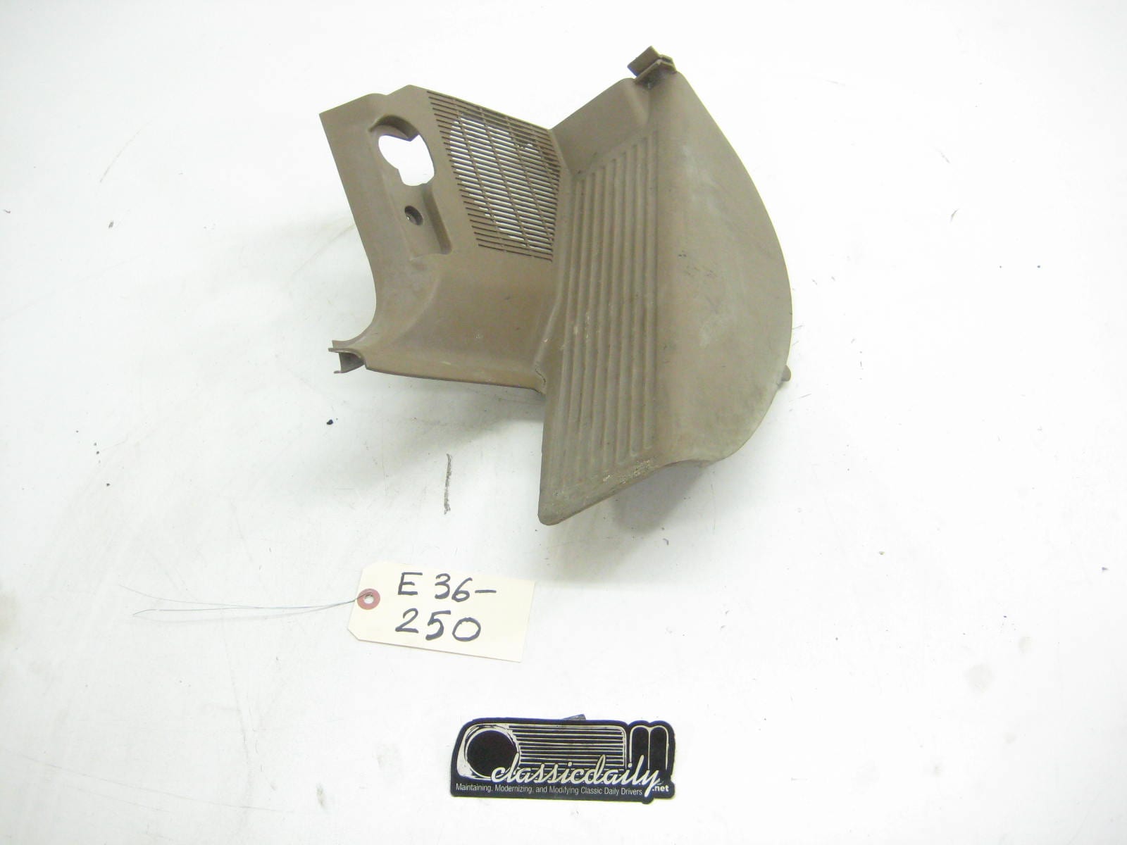 bmw e36 325 328 m3 drivers side tan kick panel