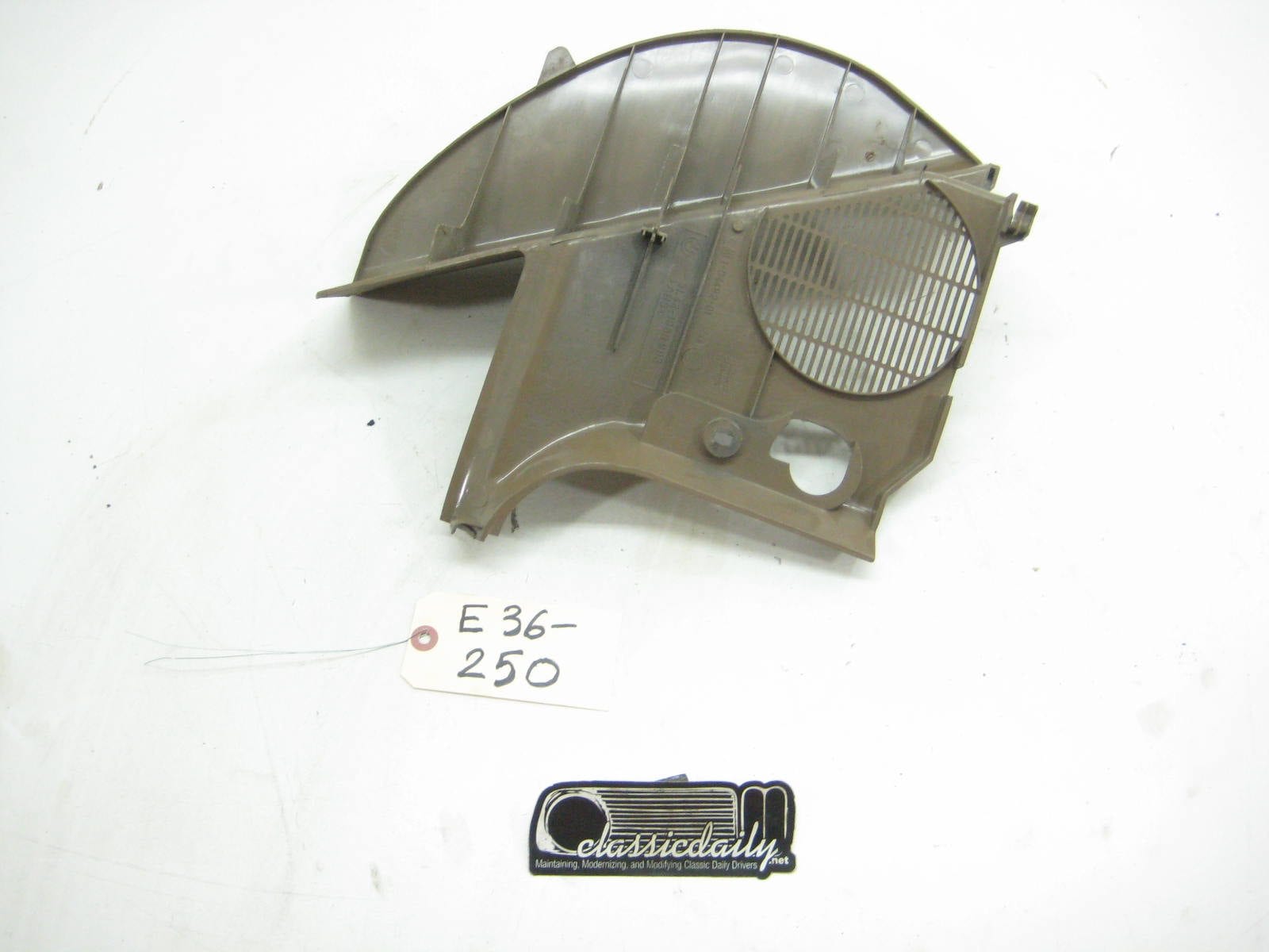 bmw e36 325 328 m3 drivers side tan kick panel