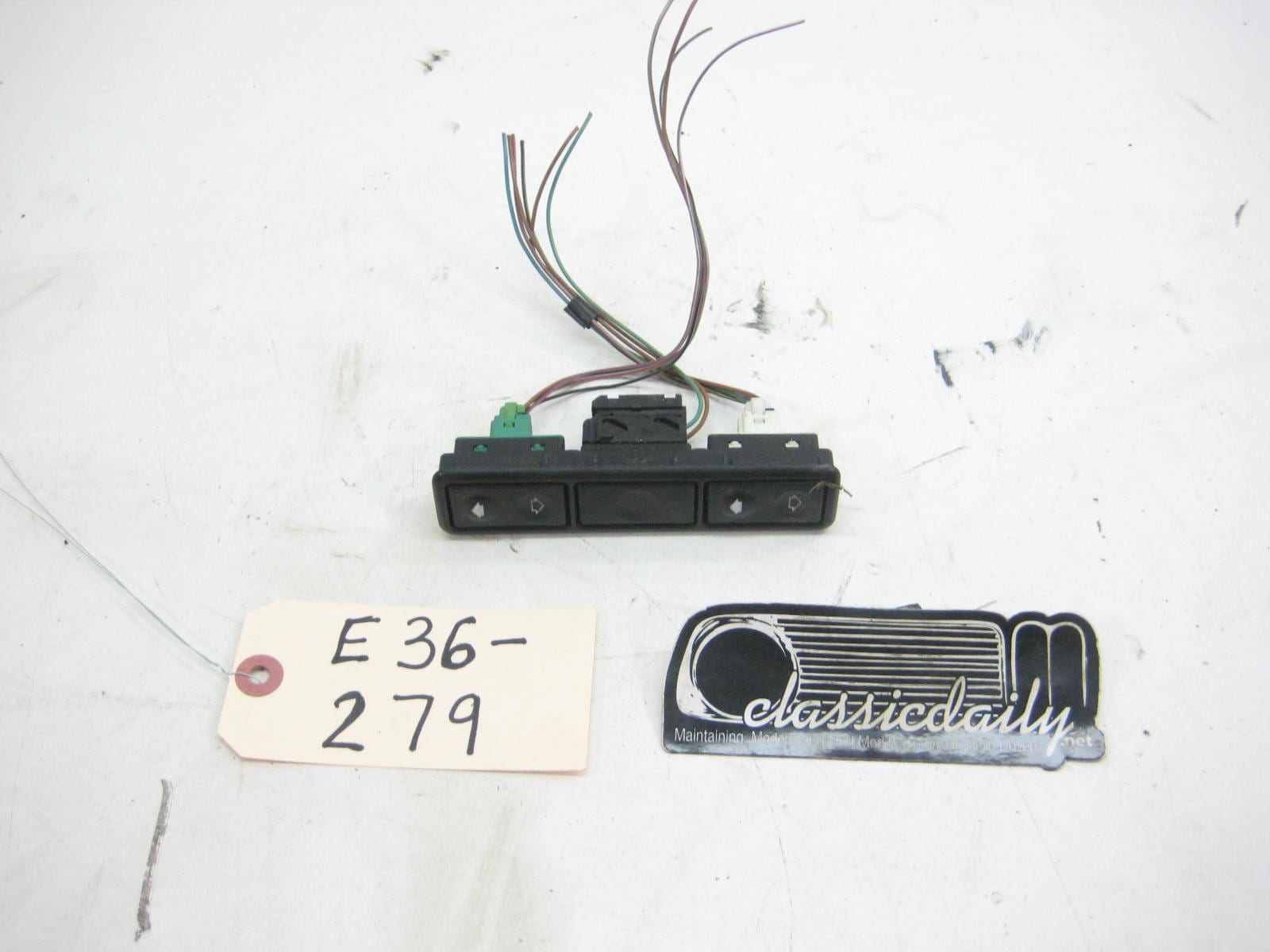 bmw e36 325 328 m3 window switches in console