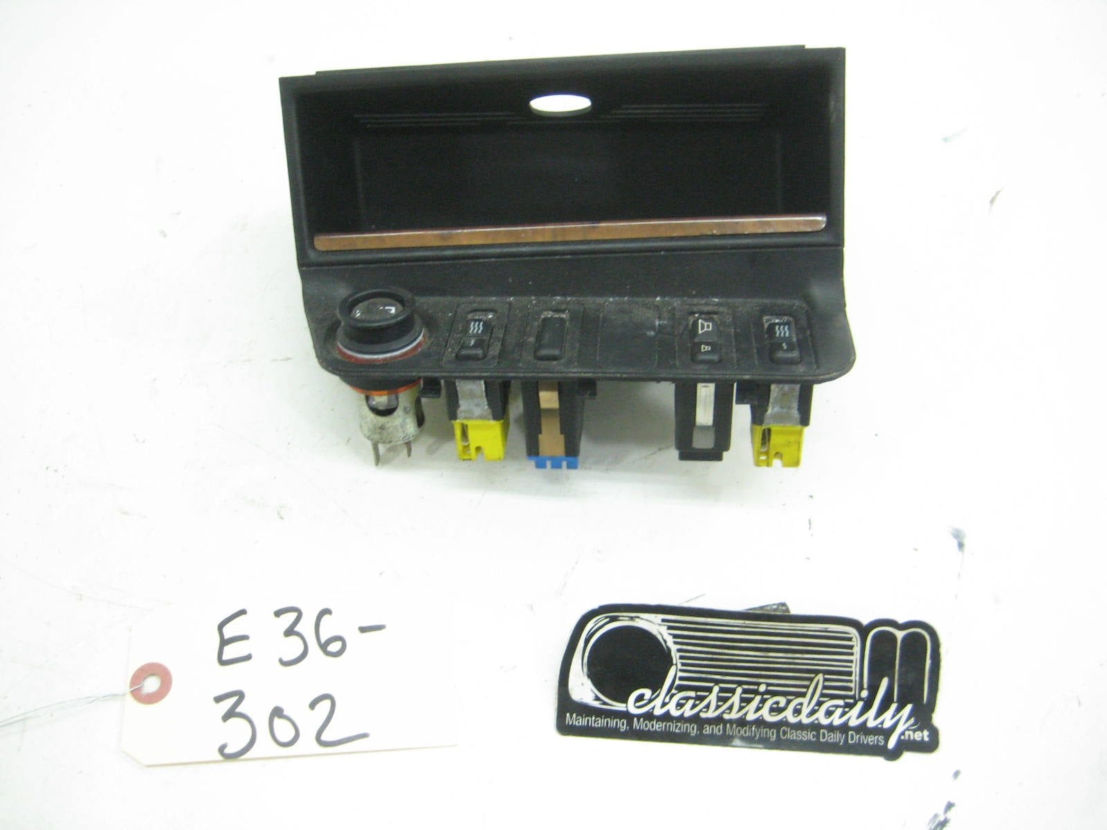 bmw e36 325 328 m3 sun glasses box and switches