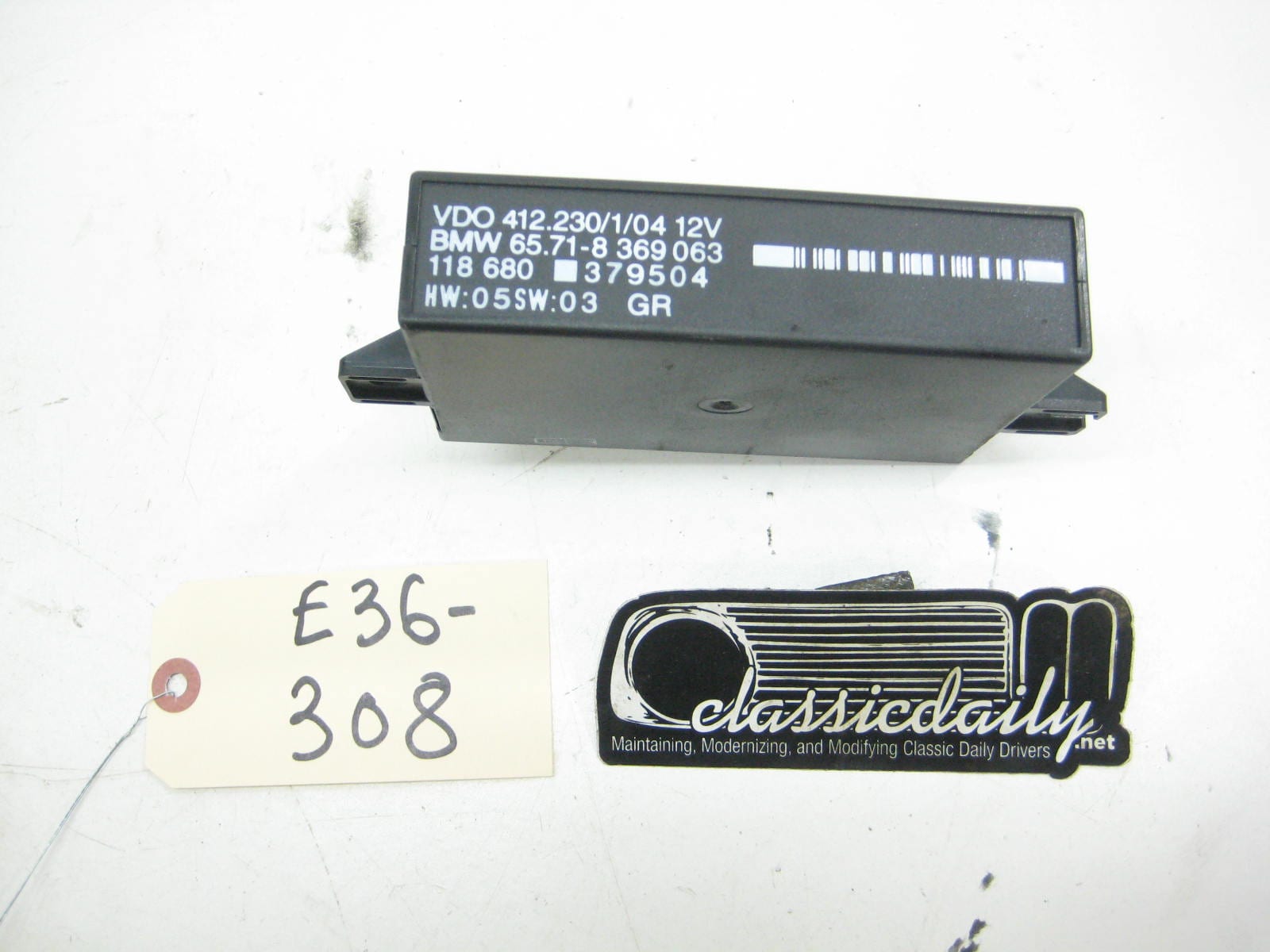 bmw e36 325 328 m3 vdo 412 230104