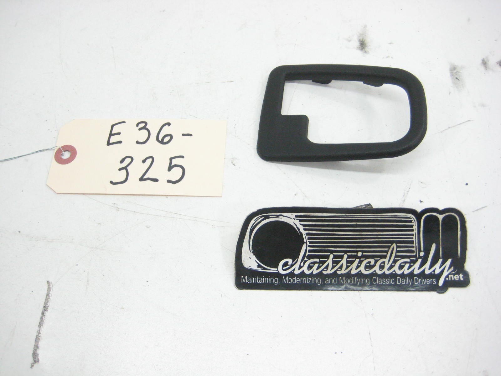 bmw e36 325 328 m3 passenger interior door handle trim black