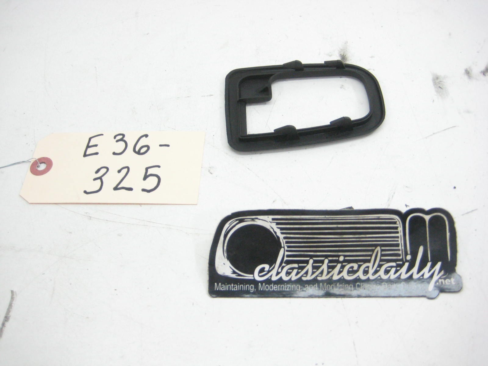 bmw e36 325 328 m3 passenger interior door handle trim black