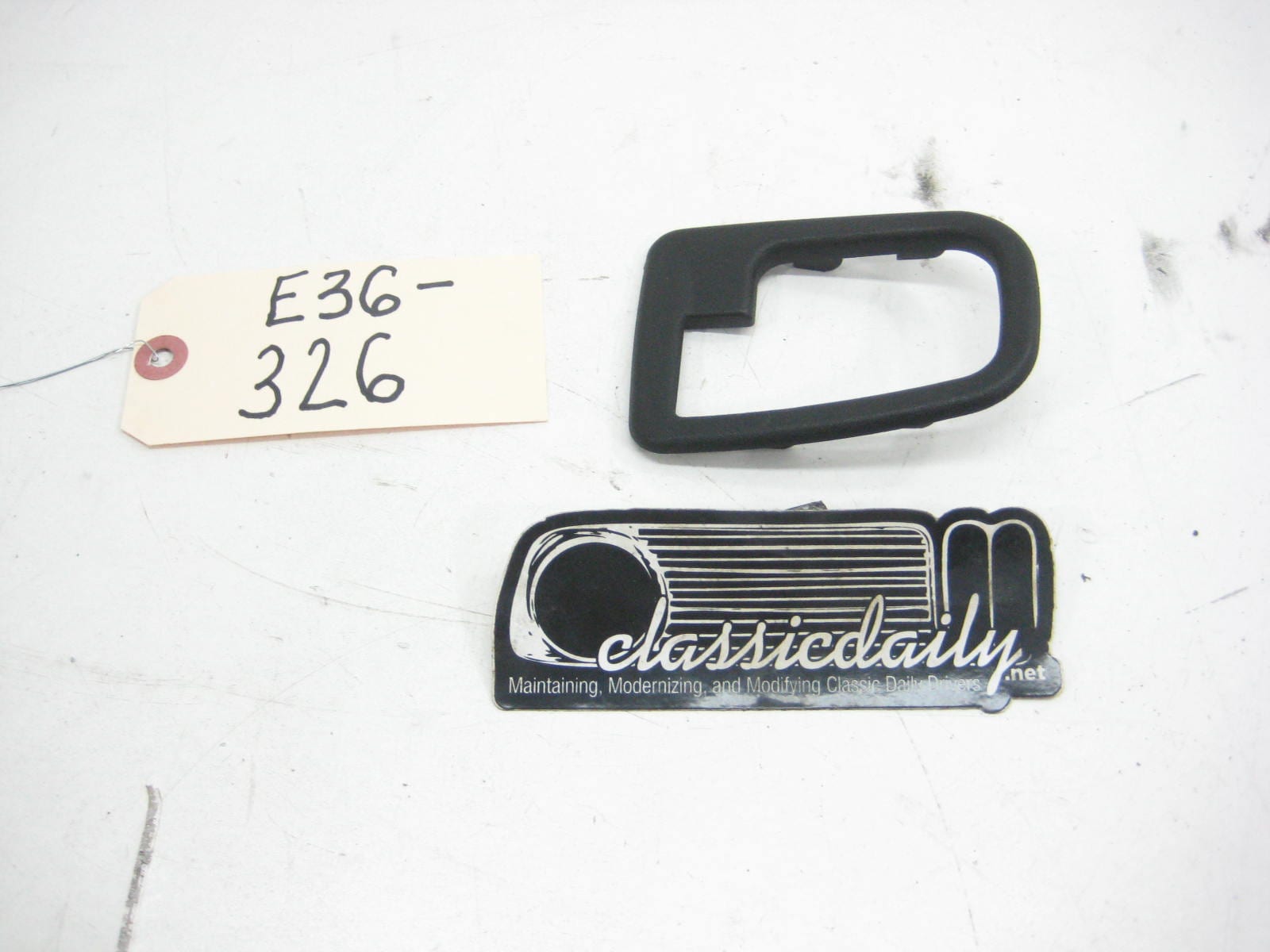 bmw e36 325 328 m3 driver door handle trim black
