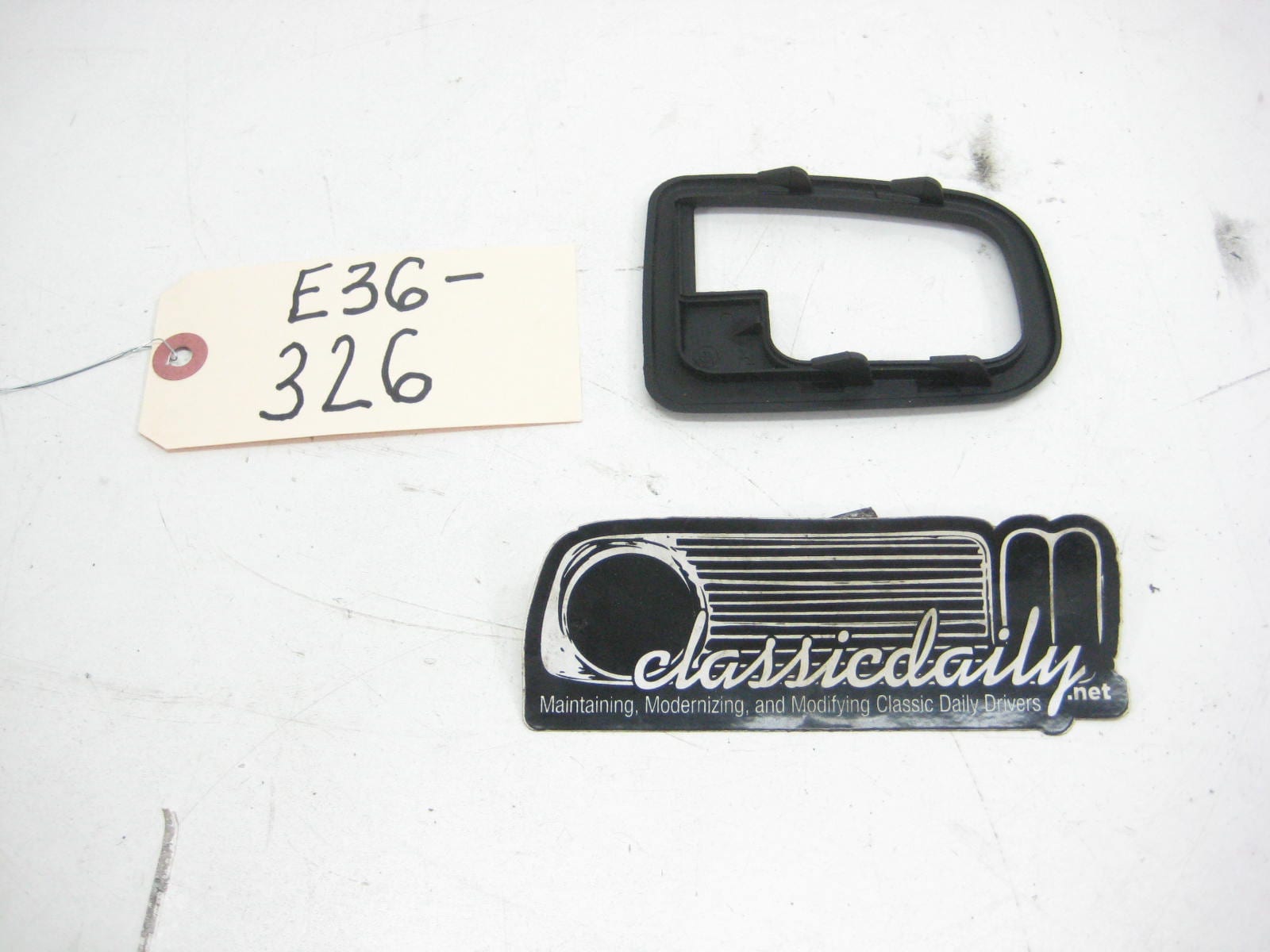 bmw e36 325 328 m3 driver door handle trim black