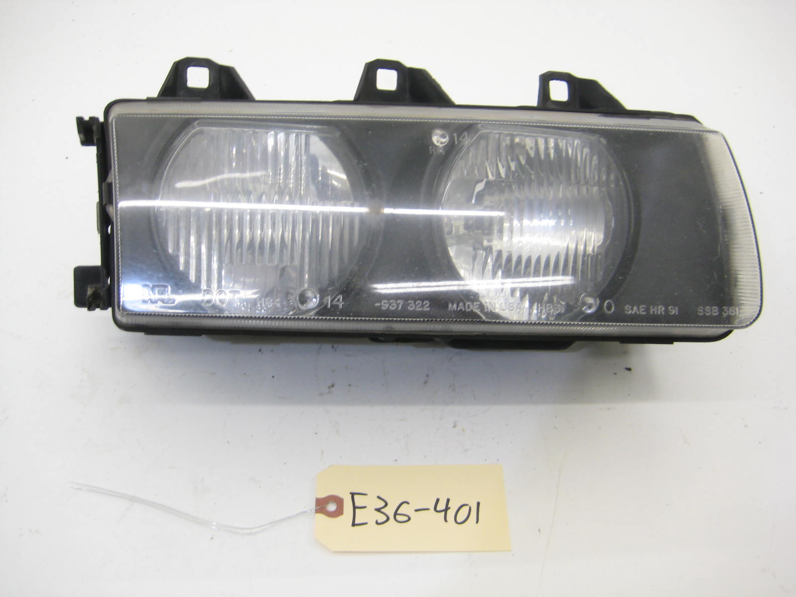 BMW E36 325 328 M3 Passenger Side Headlight Assembly E36 401