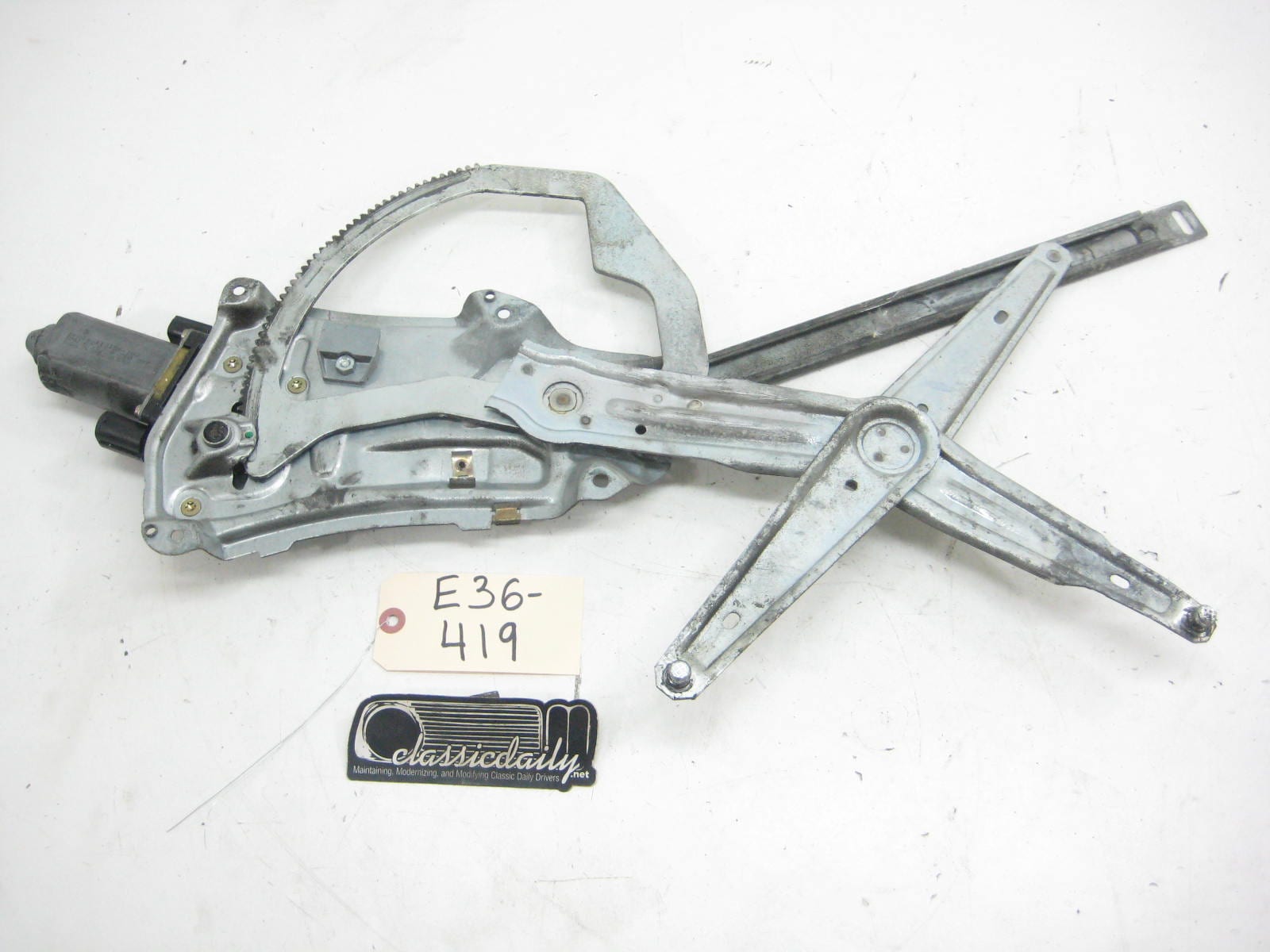 bmw e36 325 328 m3 passenger coupe window regulator with motor