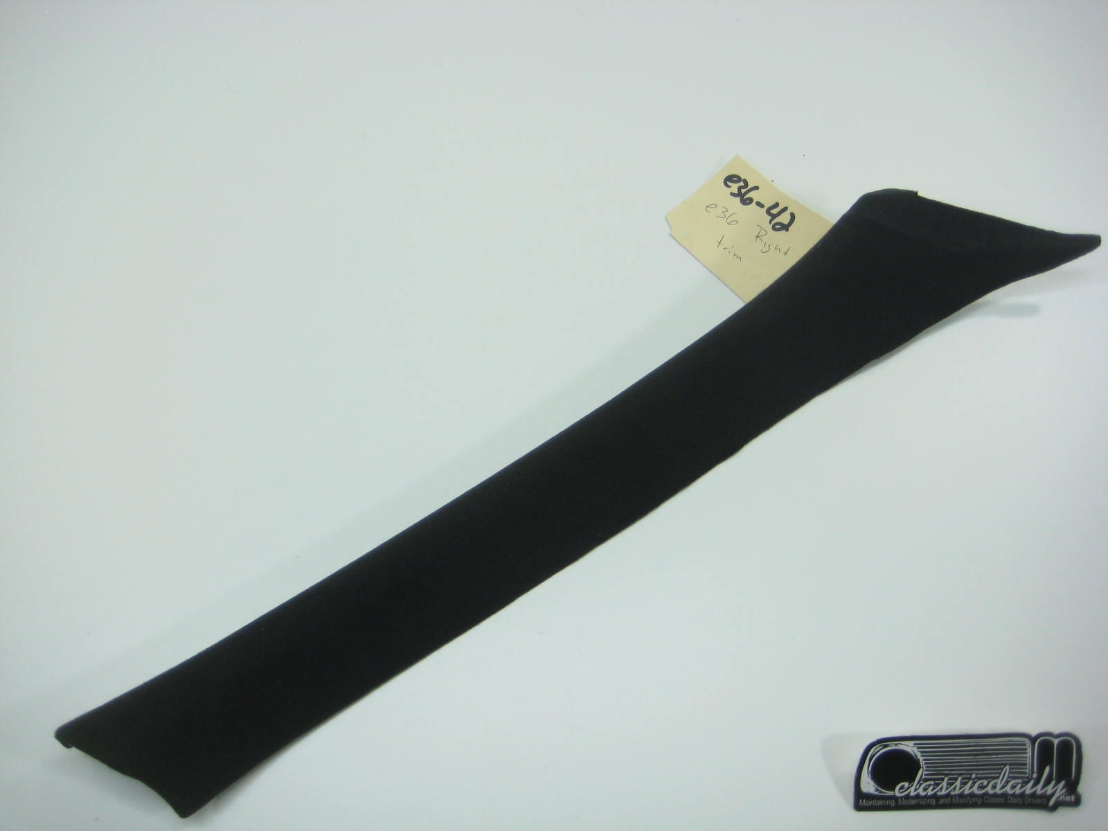 bmw e36 325 328 m3 passengers right side black a pillar trim copy