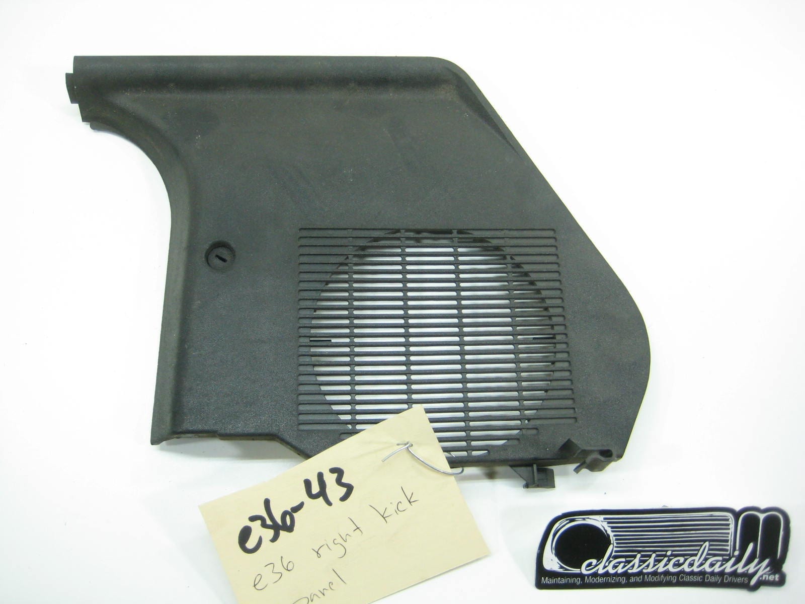 bmw e36 325 328 m3 passengers side right kick panel cover