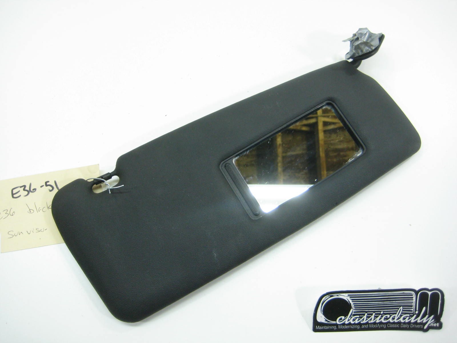 bmw e36 325 328 m3 passengers right side sun visor
