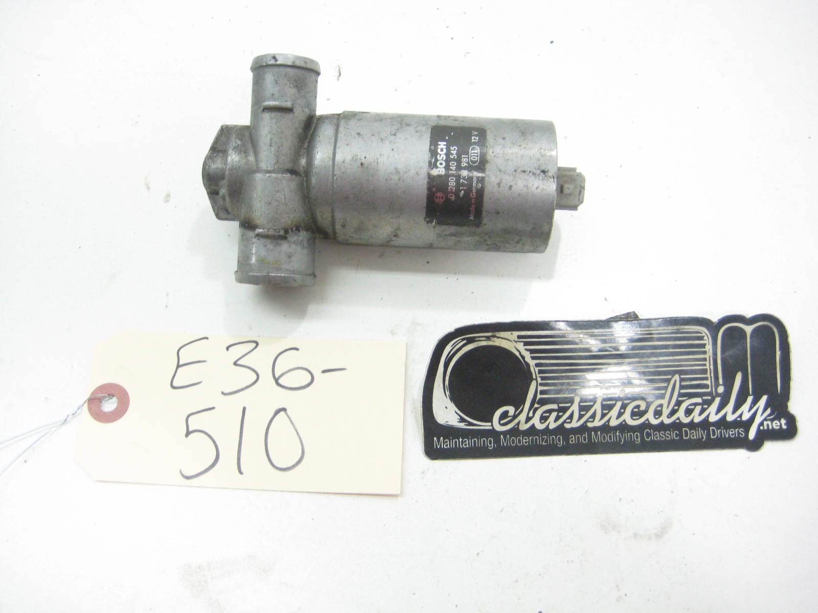 bmw e36 325 328 m3 bosch 0 280 140 545 idle air control valve