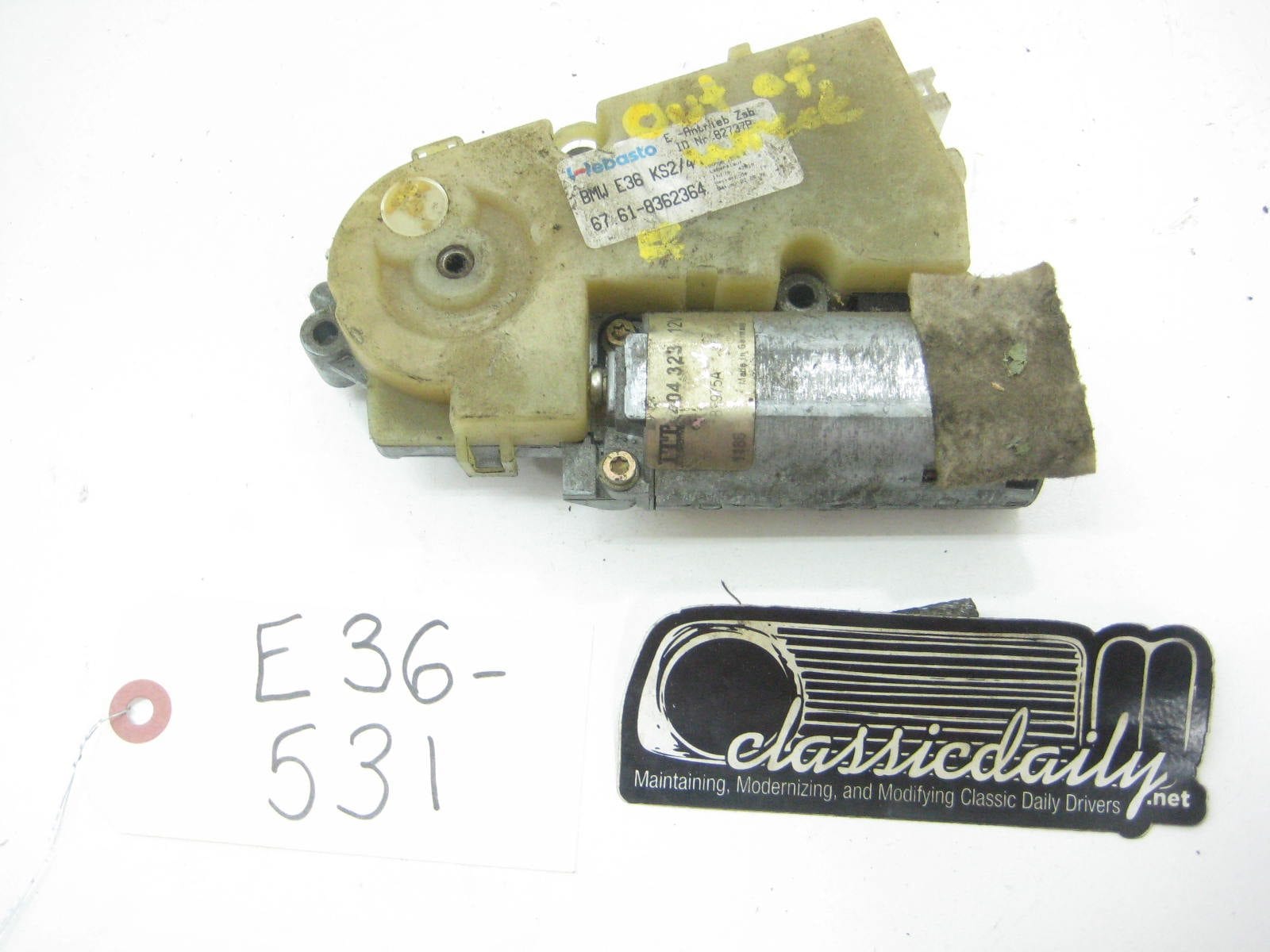 used parts sunroof motor 67 61 8 362 364