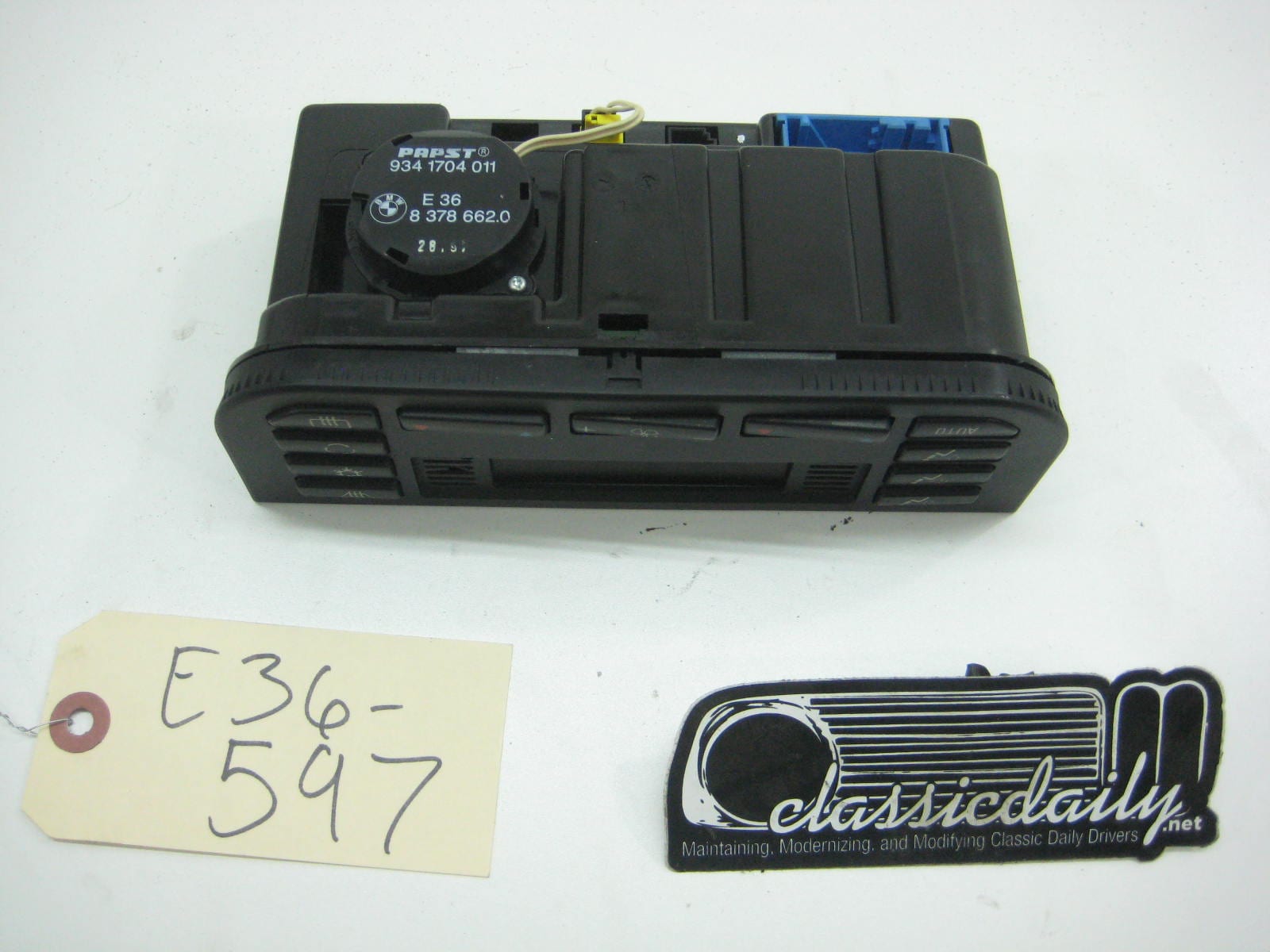 bmw e36 325 328 m3 digital hvac control panel reman rebuilt 64 11 8 379 521