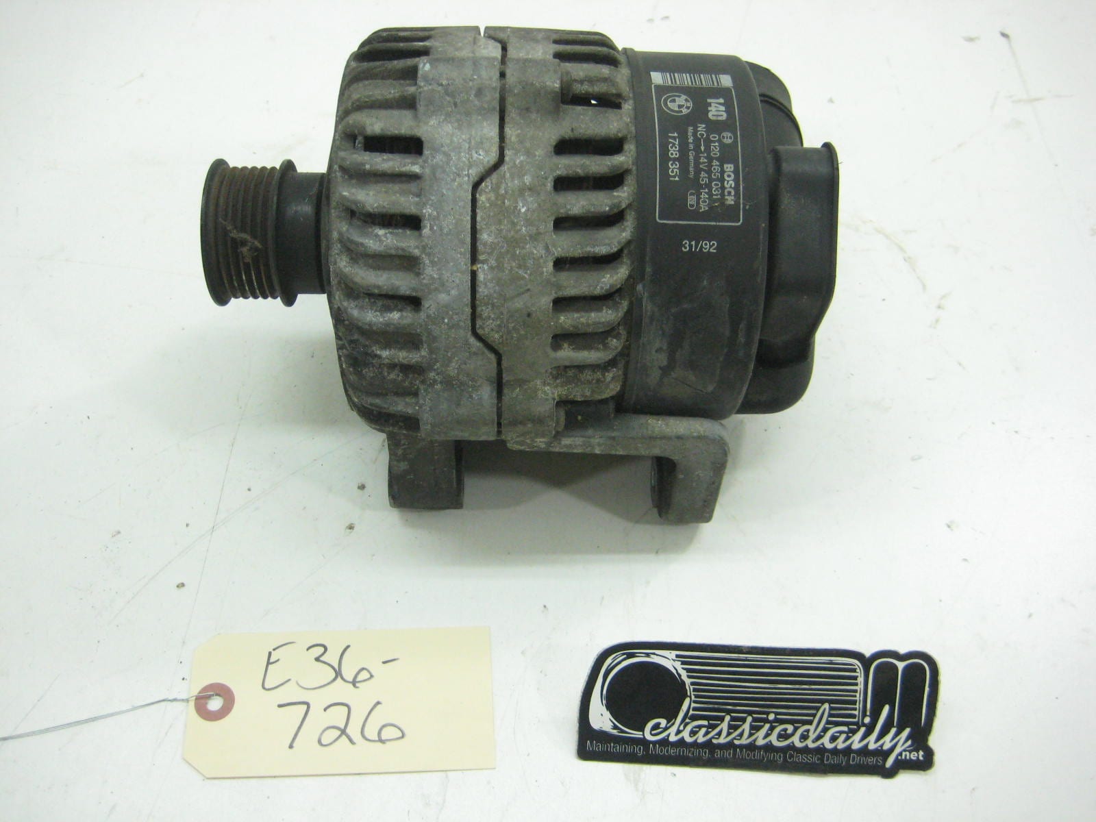 bmw e36 325 328 m3 m50 alternator 2