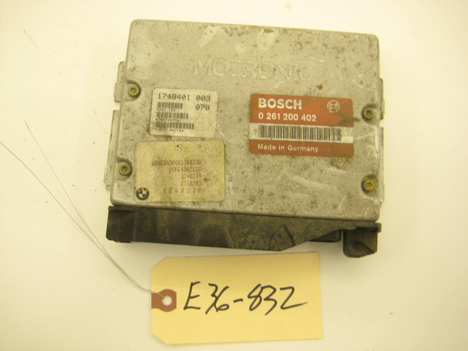 bmw e36 325 328 m3 m50nv dme 0 261 200 402