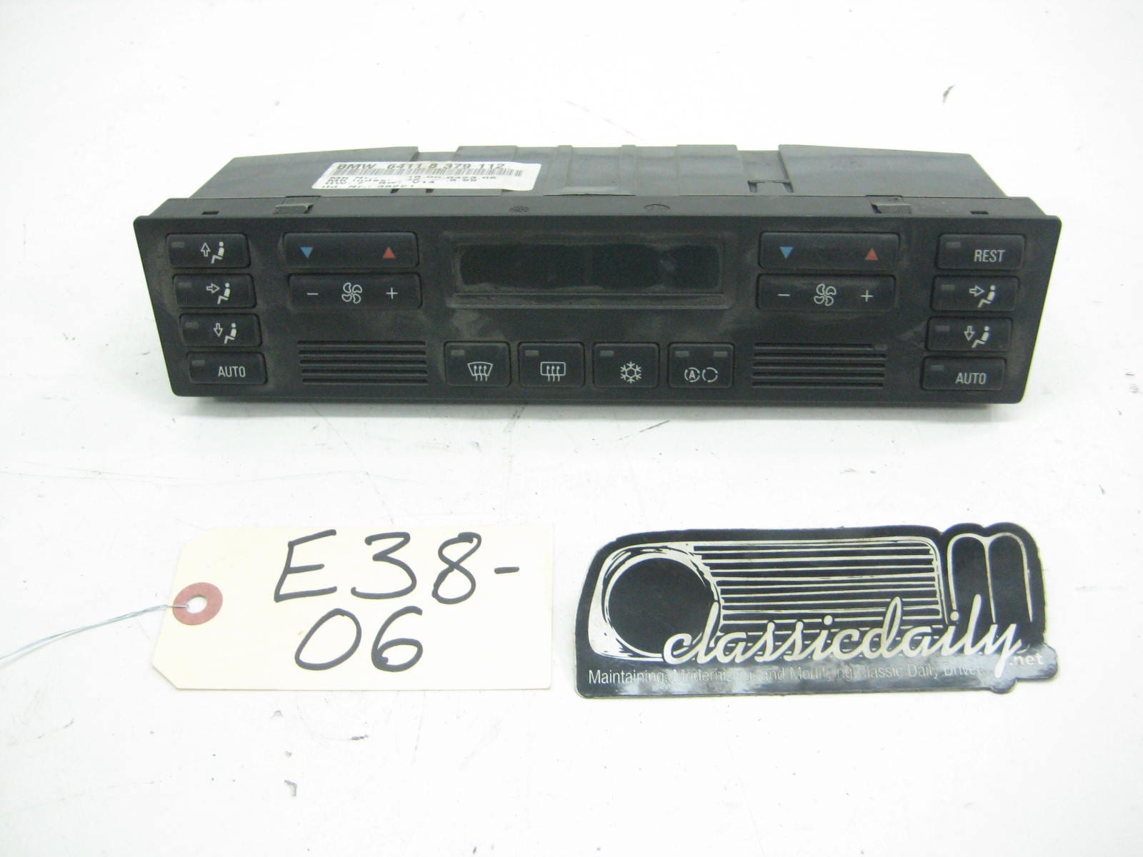 bmw 740 e38 climate control unit 64118379112