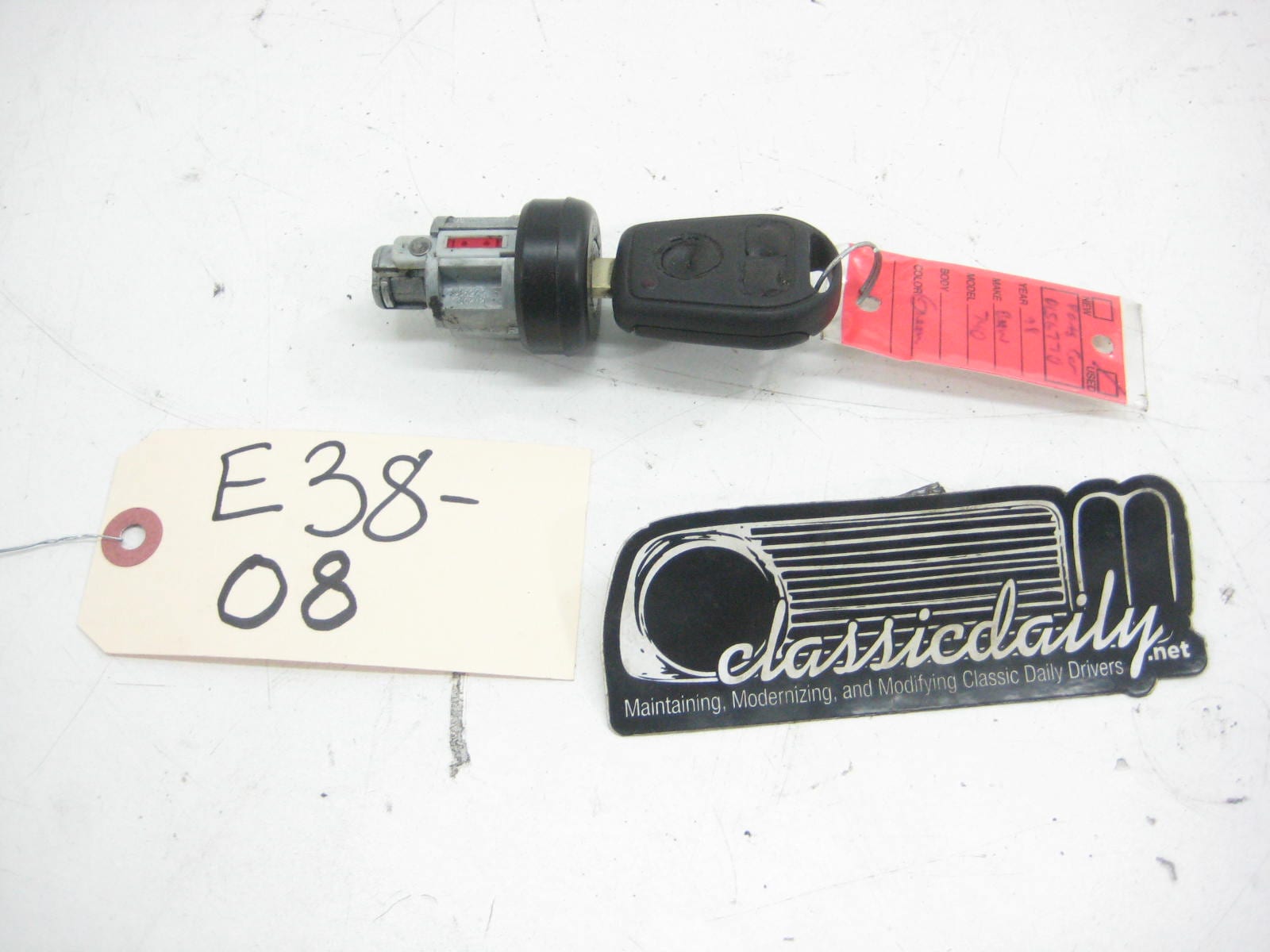 bmw 740 e38 ignition switch and key