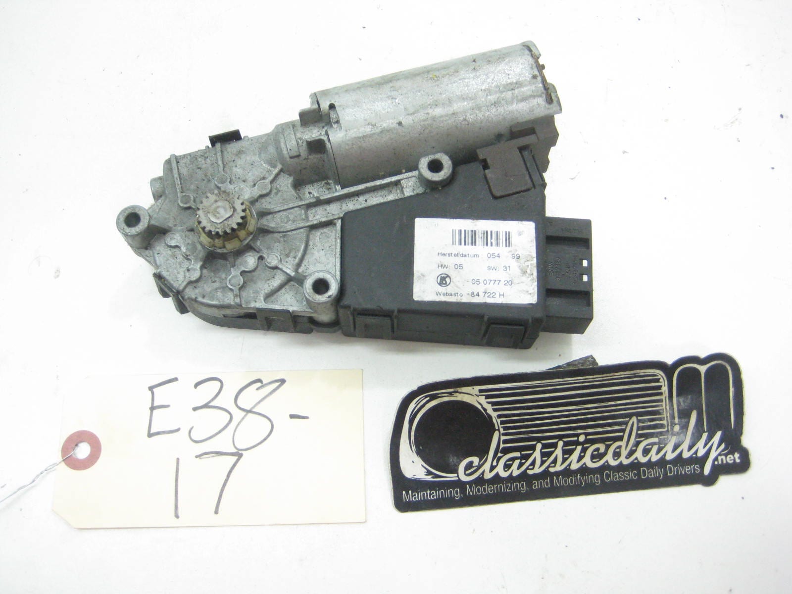 used parts sunroof motor 67 62 83861949
