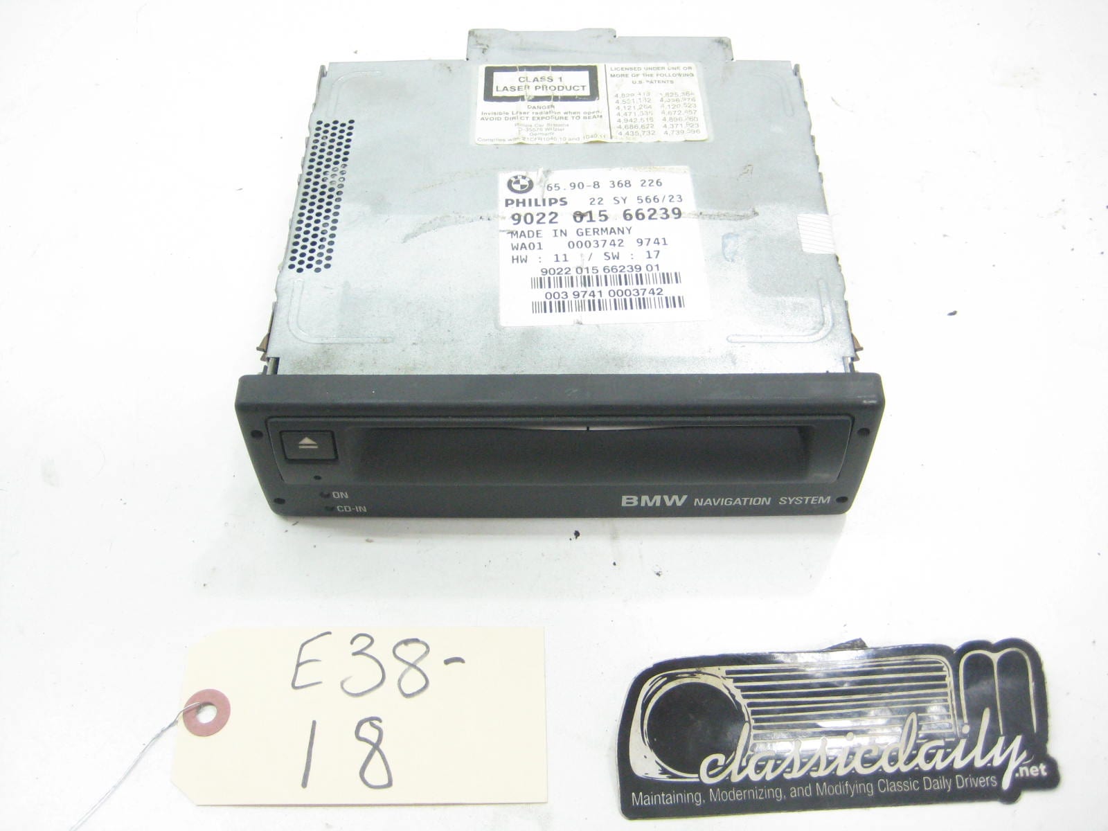 used parts bmw navigation cd drive gps 65 90 8 368 226