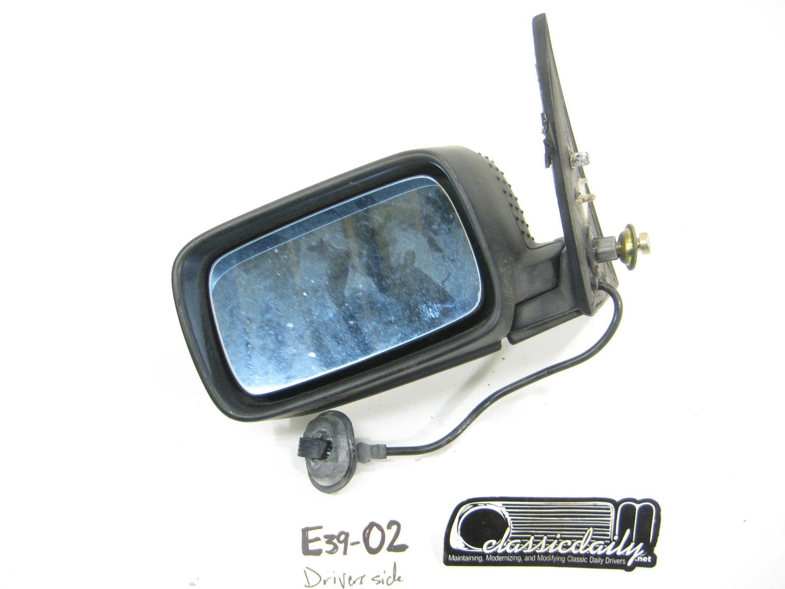 bmw e39 528 540 silver drivers side view mirror