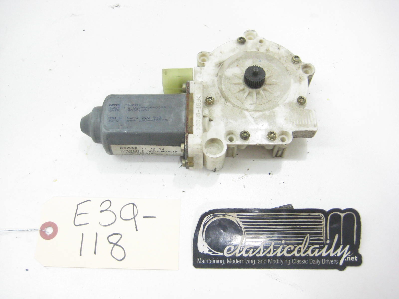used parts bmw 67 62 8 360 512 left rear window regulator