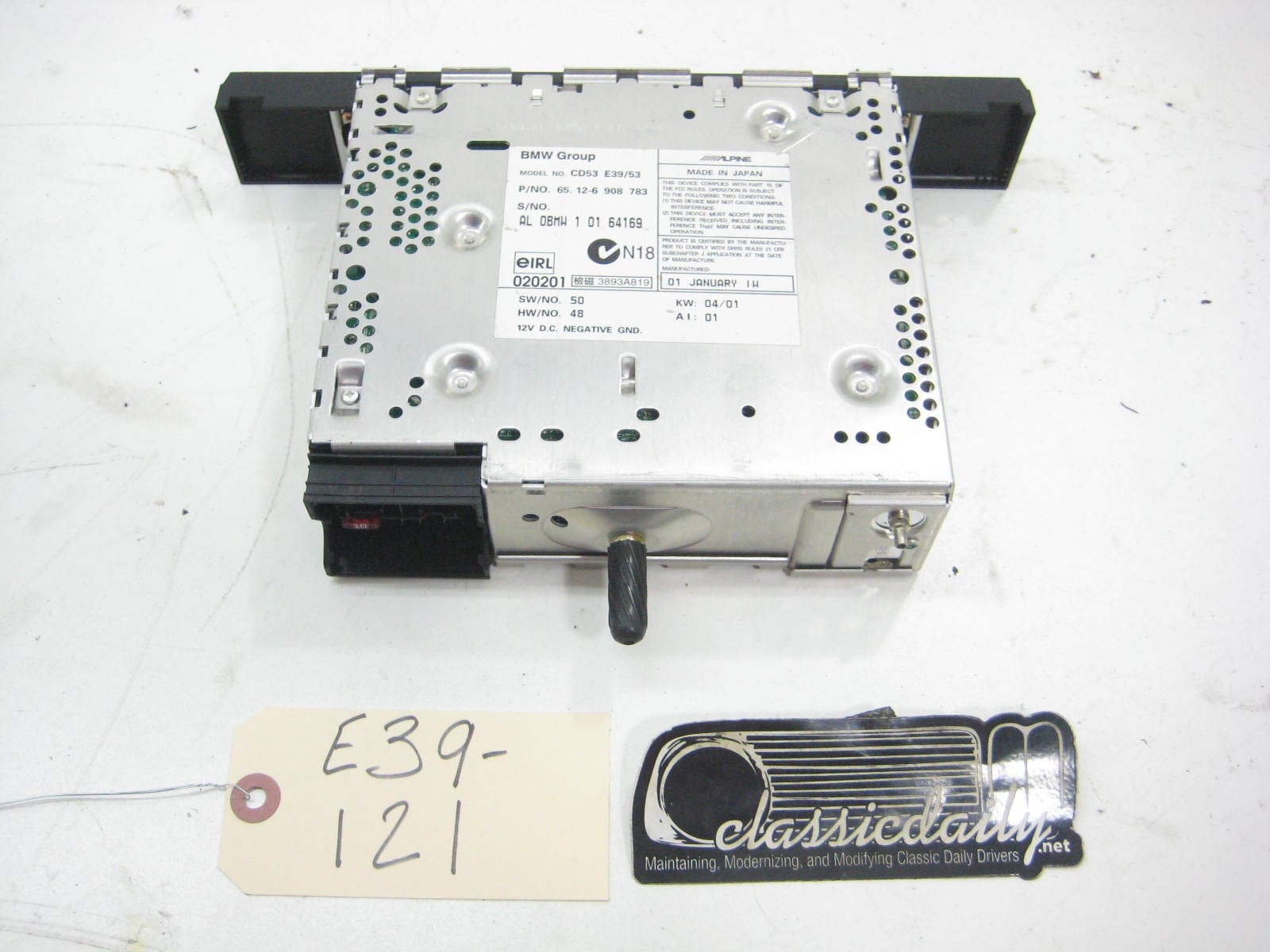 bmw e39 528 530 540 business cd 65 12 6 908 783