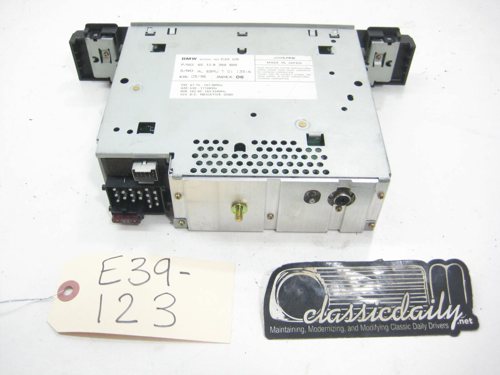 used parts radio stereo 65 12 8 360 800