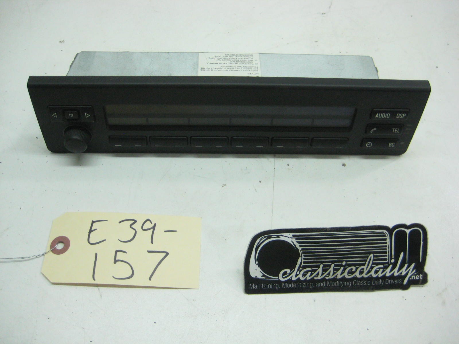 bmw e39 528 530 540 65 82 6 914 594 radio control